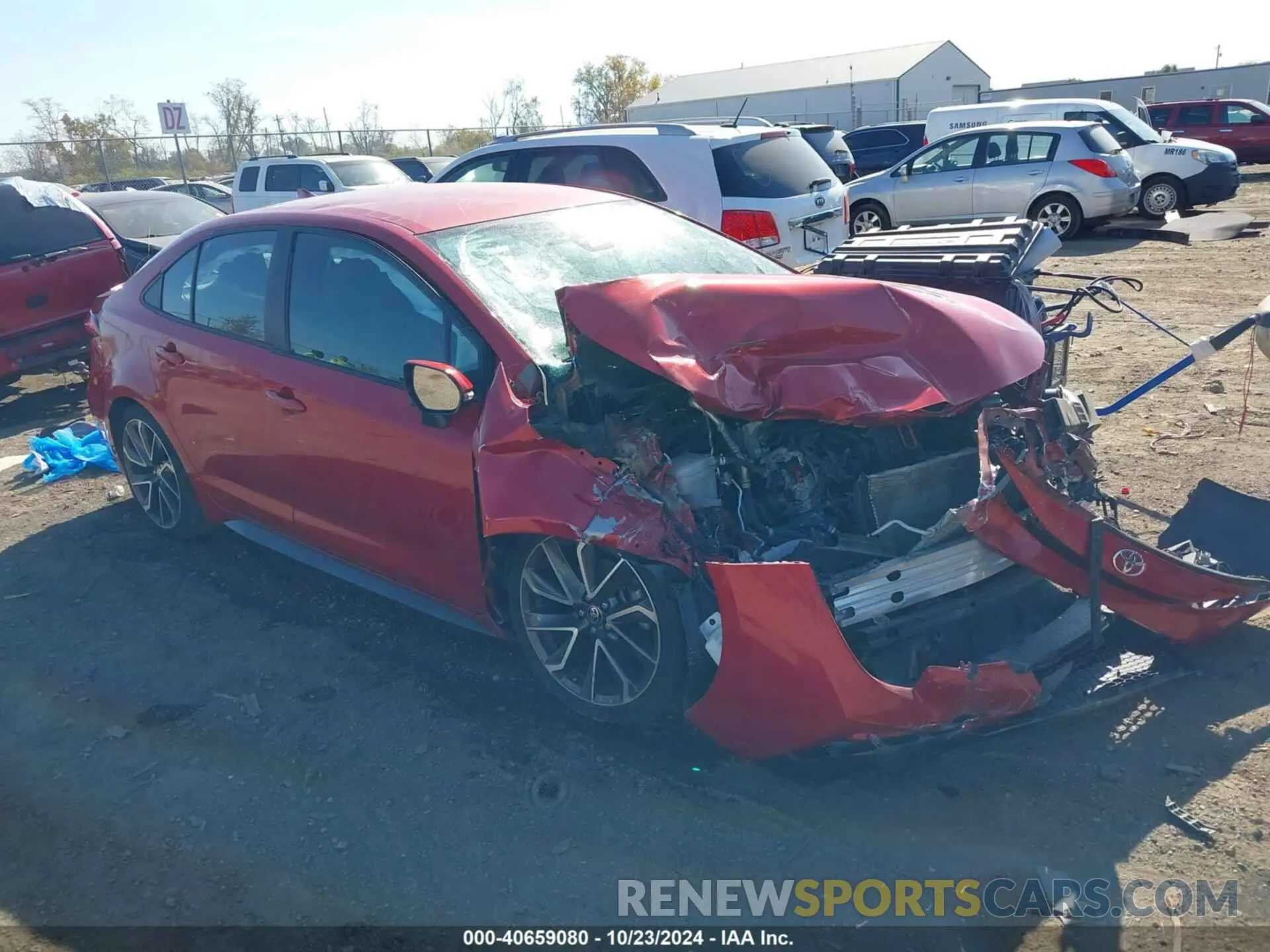 1 Photograph of a damaged car 5YFS4RCE4LP042304 TOYOTA COROLLA 2020