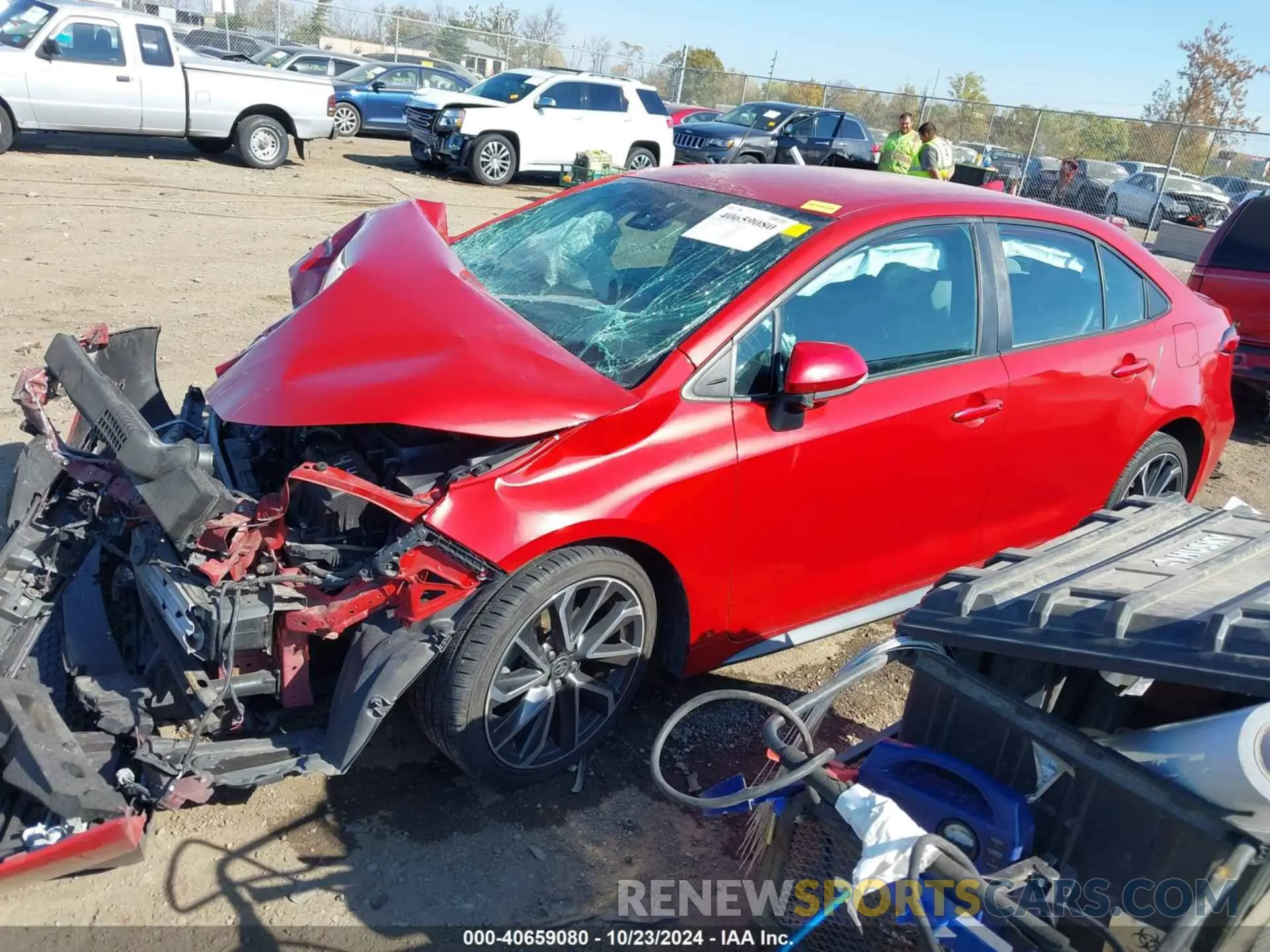 2 Photograph of a damaged car 5YFS4RCE4LP042304 TOYOTA COROLLA 2020