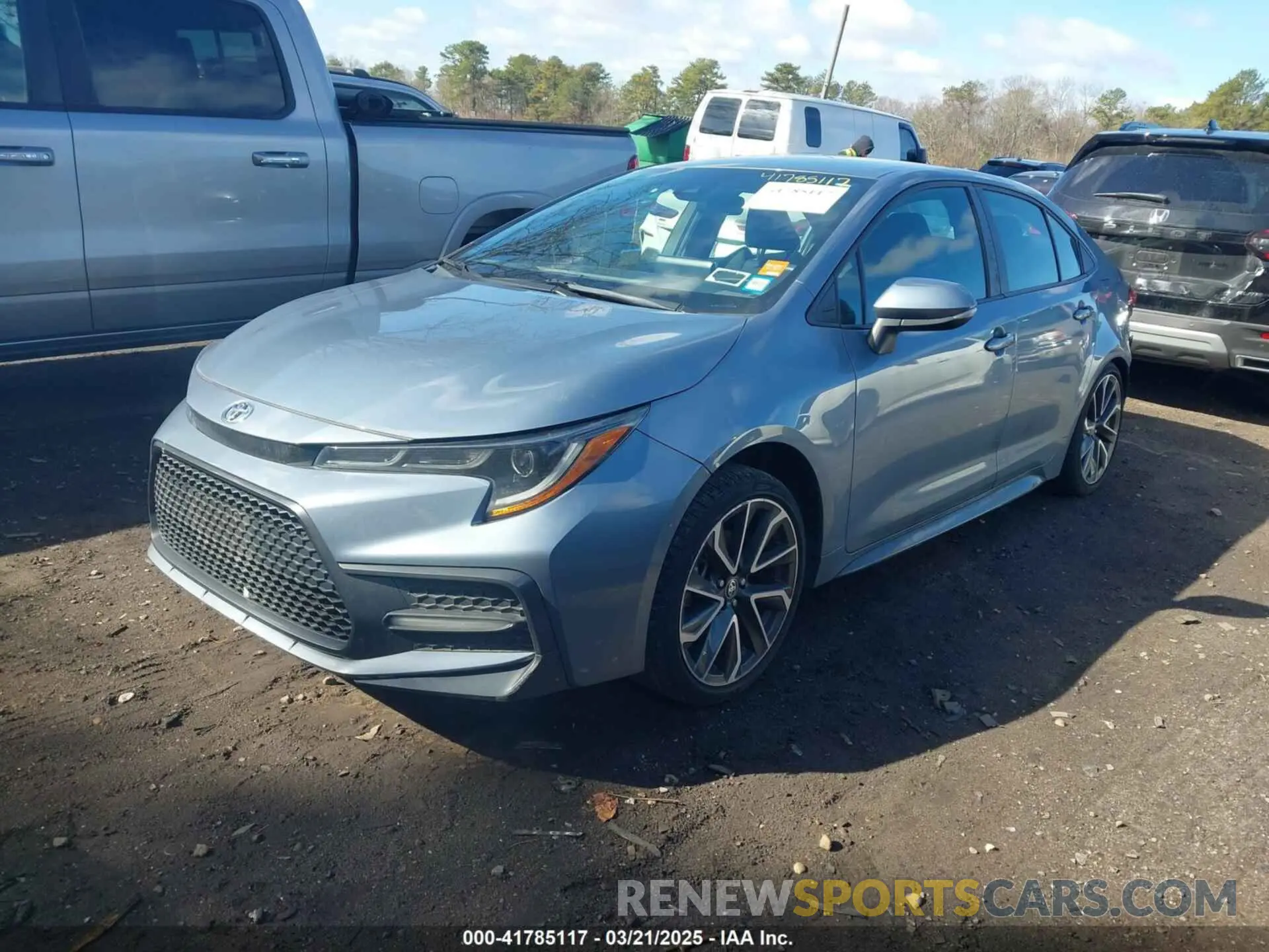 2 Photograph of a damaged car 5YFS4RCE4LP044683 TOYOTA COROLLA 2020