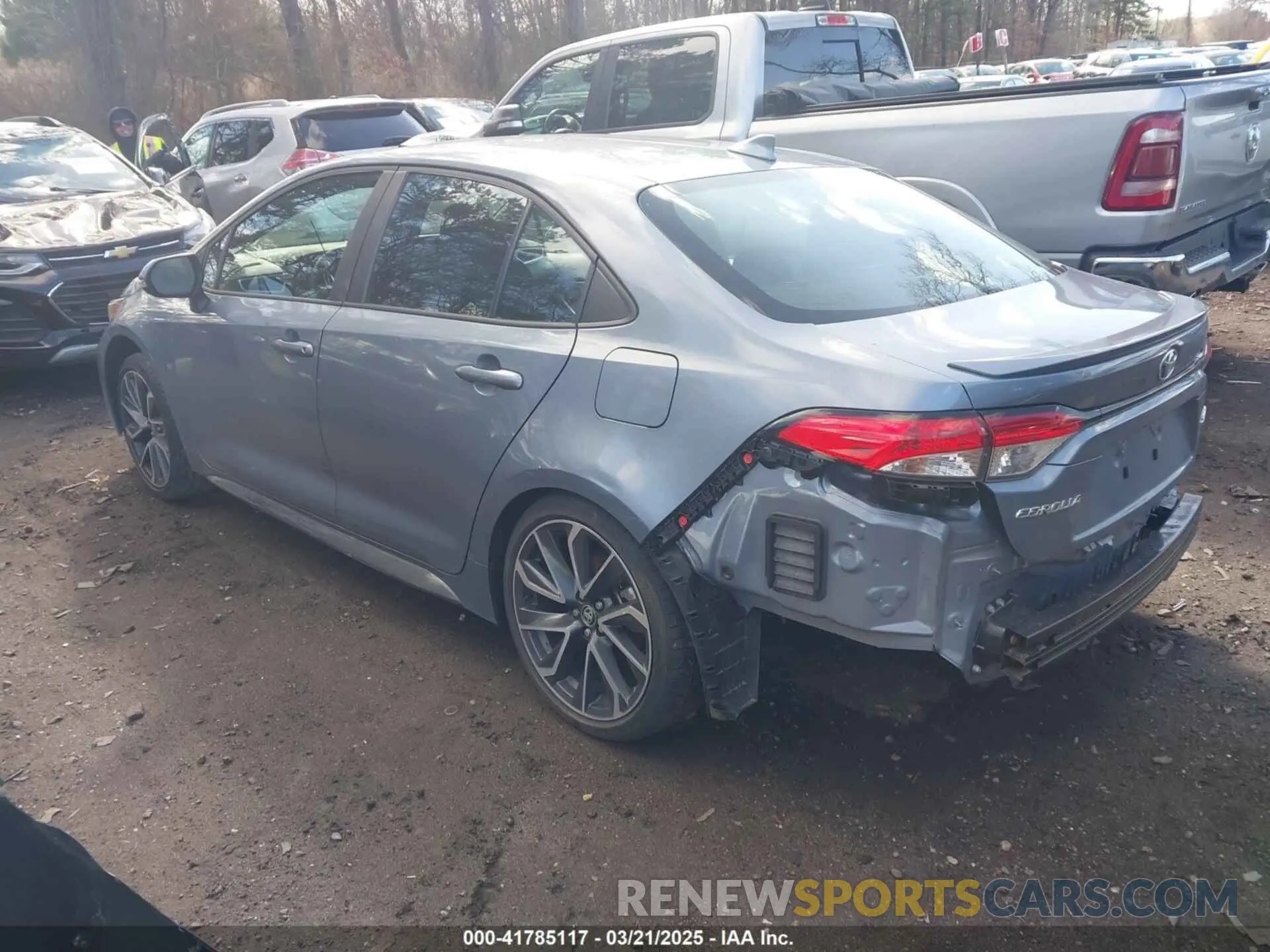 3 Photograph of a damaged car 5YFS4RCE4LP044683 TOYOTA COROLLA 2020