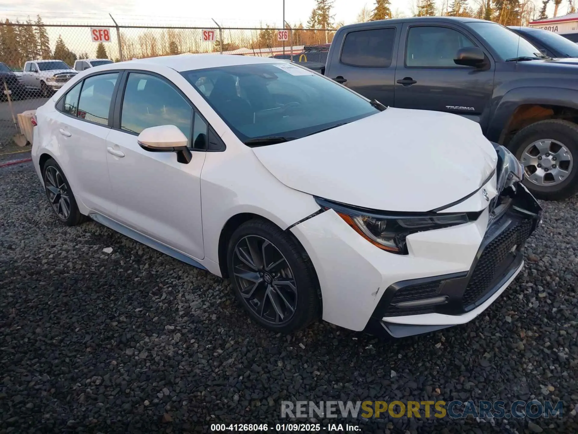 1 Photograph of a damaged car 5YFS4RCE5LP011501 TOYOTA COROLLA 2020