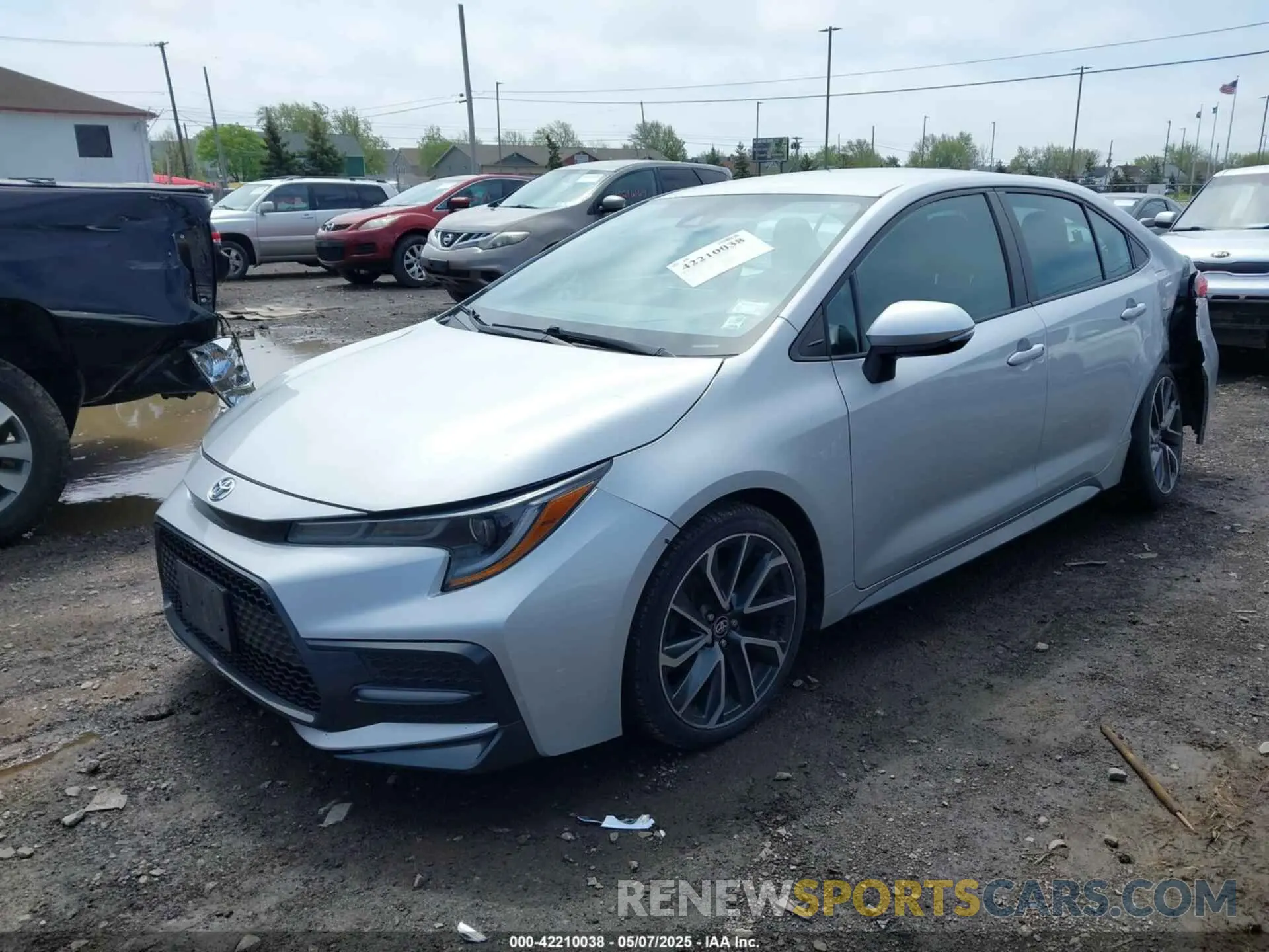 2 Photograph of a damaged car 5YFS4RCE5LP027651 TOYOTA COROLLA 2020