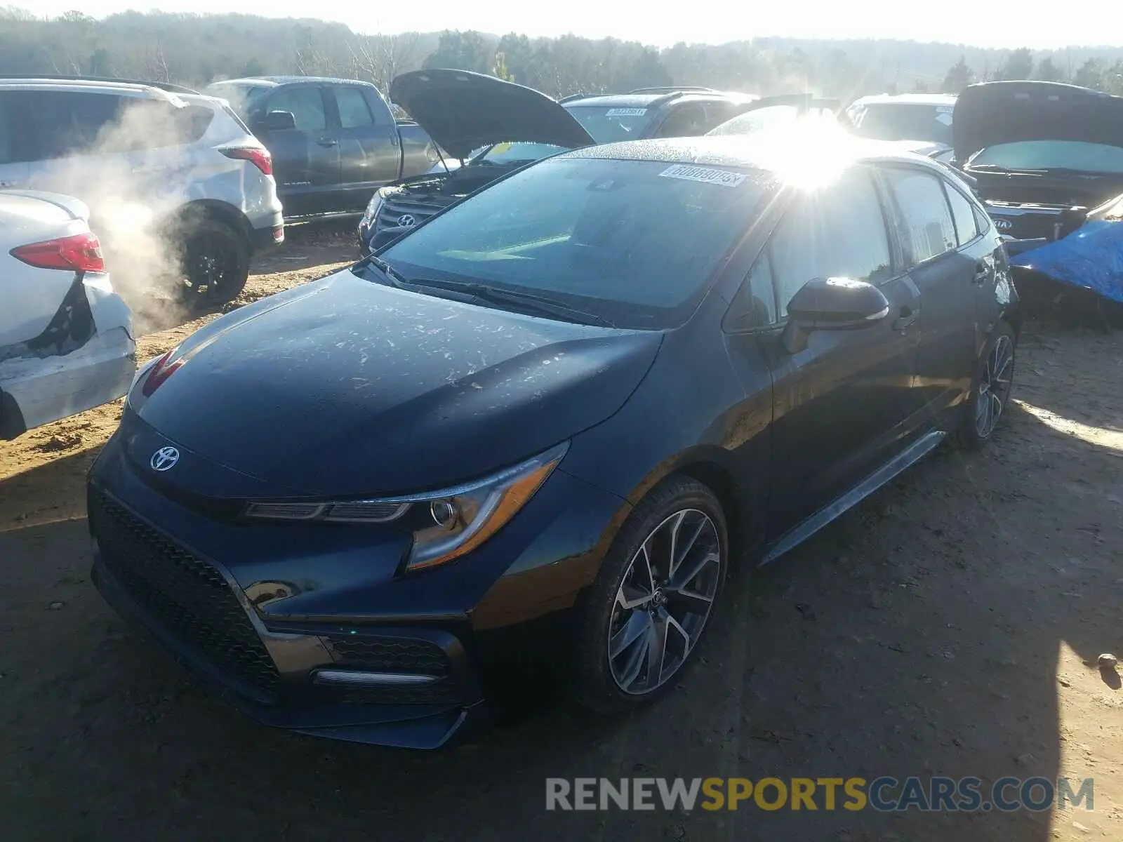 2 Photograph of a damaged car 5YFS4RCE5LP048855 TOYOTA COROLLA 2020