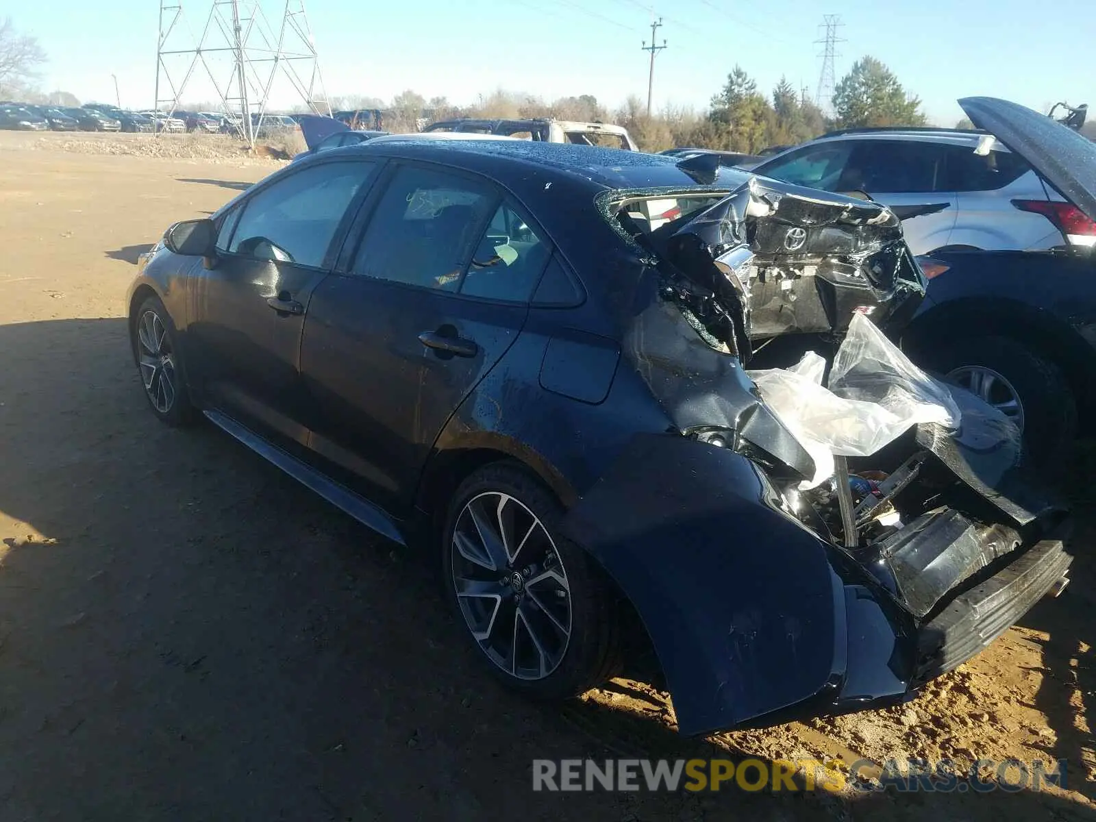 3 Photograph of a damaged car 5YFS4RCE5LP048855 TOYOTA COROLLA 2020