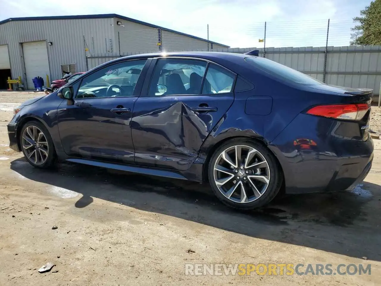 2 Photograph of a damaged car 5YFS4RCE6LP002712 TOYOTA COROLLA 2020