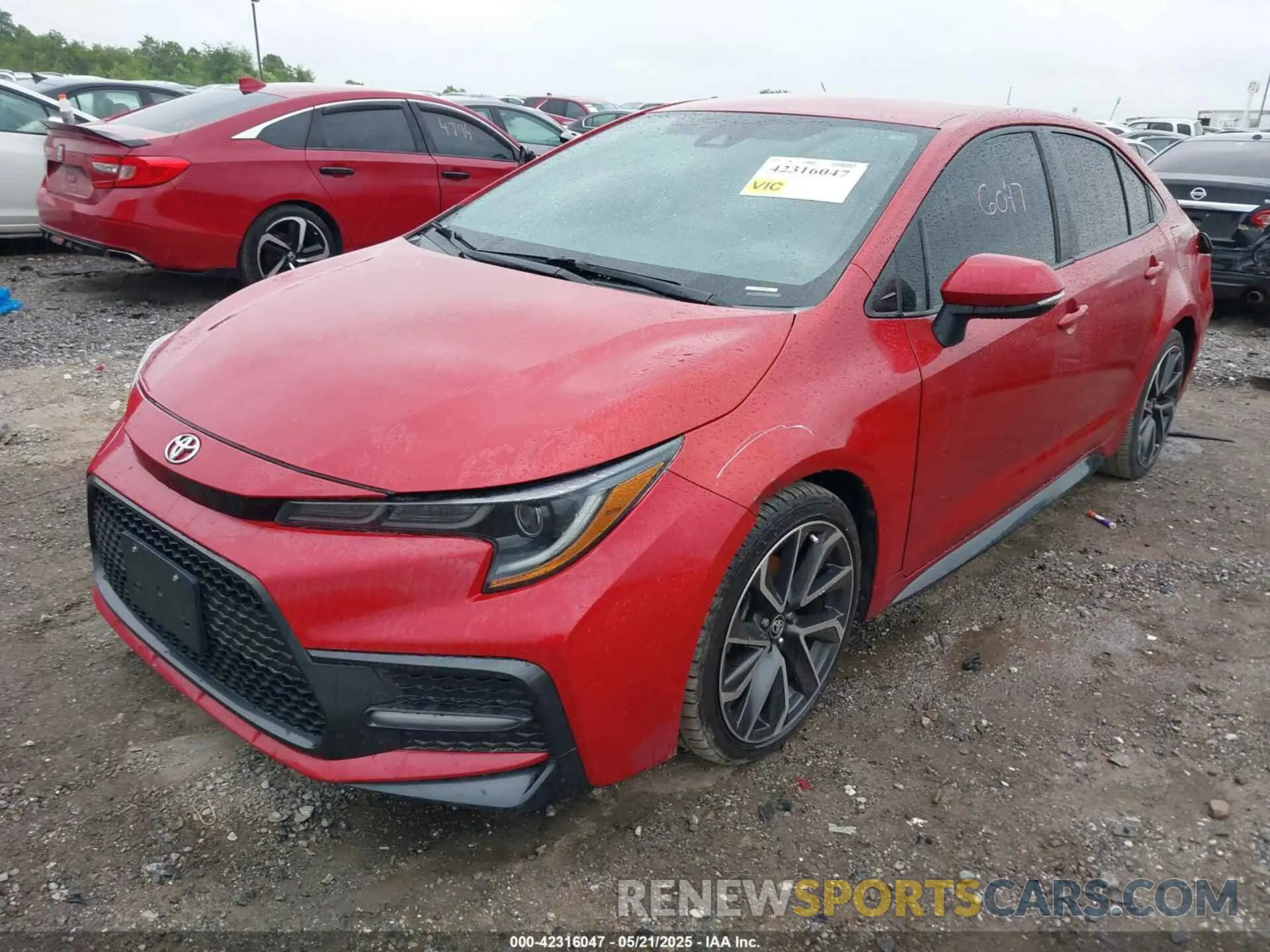 2 Photograph of a damaged car 5YFS4RCE6LP024788 TOYOTA COROLLA 2020