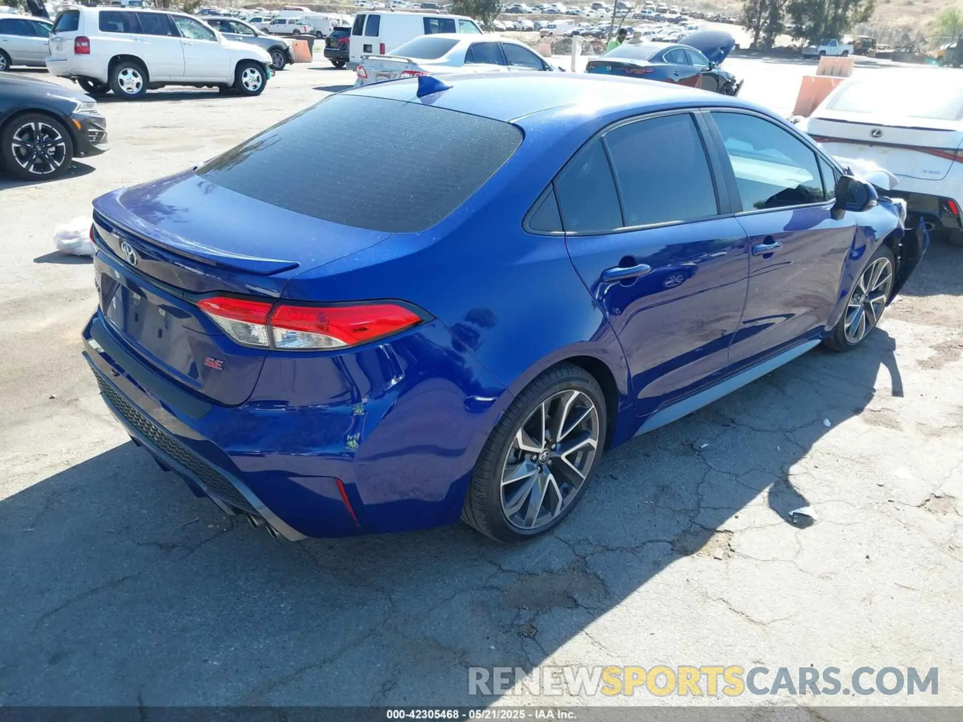 4 Фотография поврежденного автомобиля 5YFS4RCE6LP028551 TOYOTA COROLLA 2020
