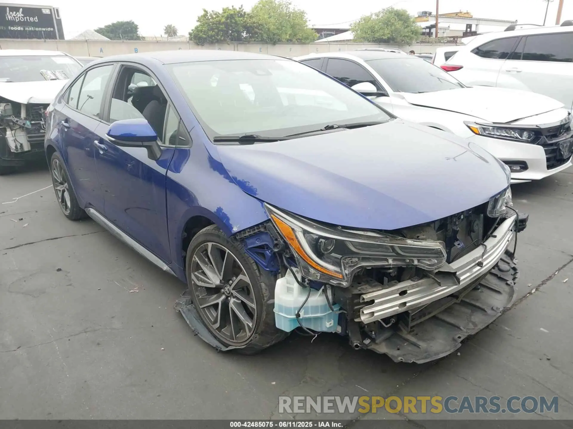 1 Photograph of a damaged car 5YFS4RCE6LP036648 TOYOTA COROLLA 2020