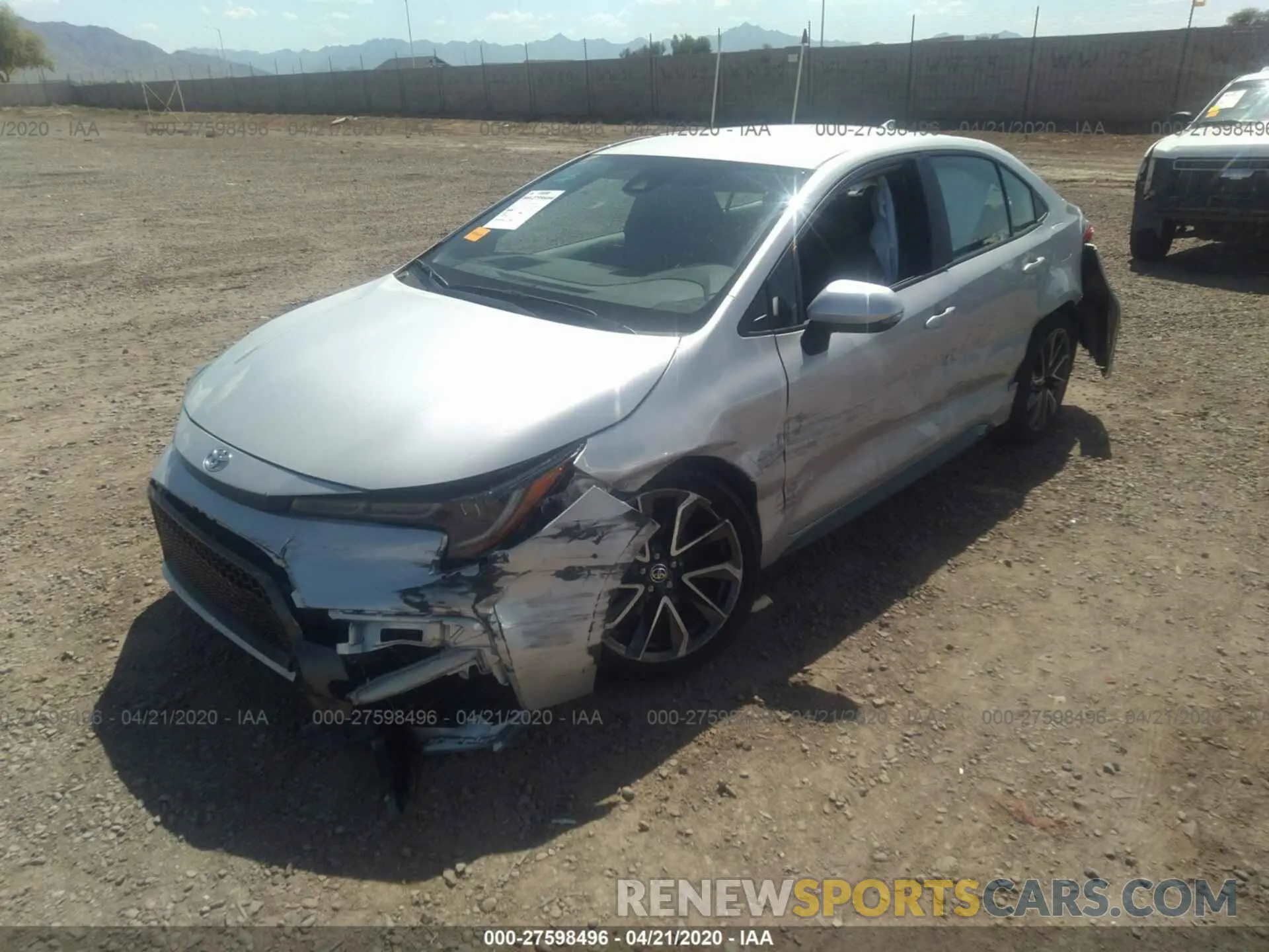 6 Photograph of a damaged car 5YFS4RCE6LP037010 TOYOTA COROLLA 2020