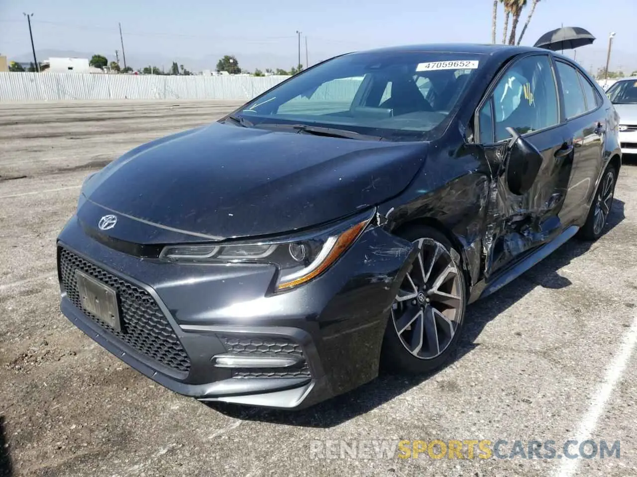 2 Photograph of a damaged car 5YFS4RCE6LP038710 TOYOTA COROLLA 2020