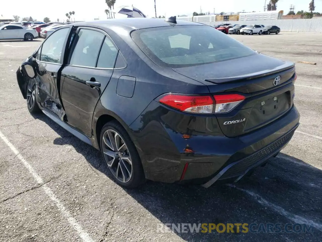 3 Photograph of a damaged car 5YFS4RCE6LP038710 TOYOTA COROLLA 2020
