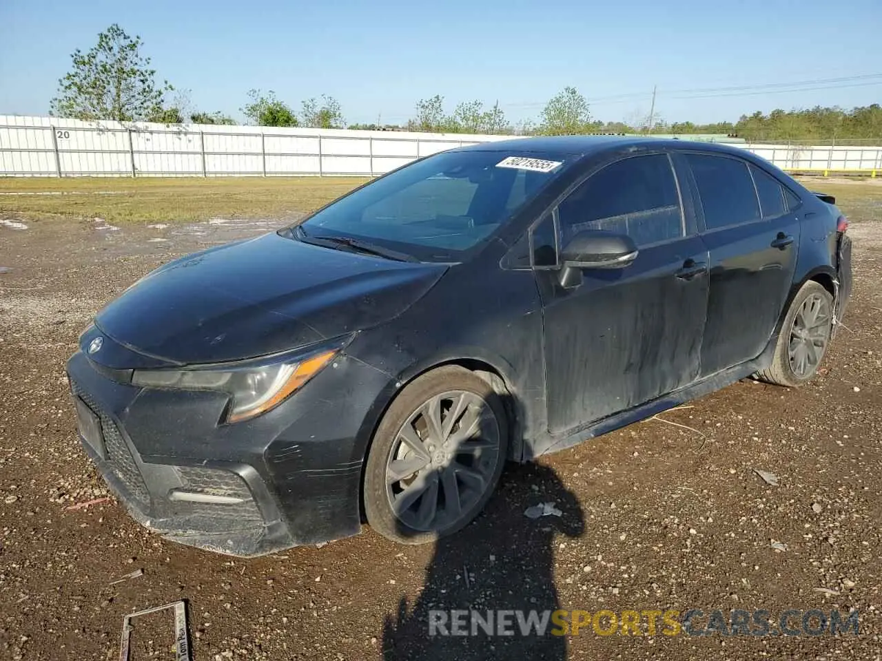 1 Photograph of a damaged car 5YFS4RCE6LP049075 TOYOTA COROLLA 2020