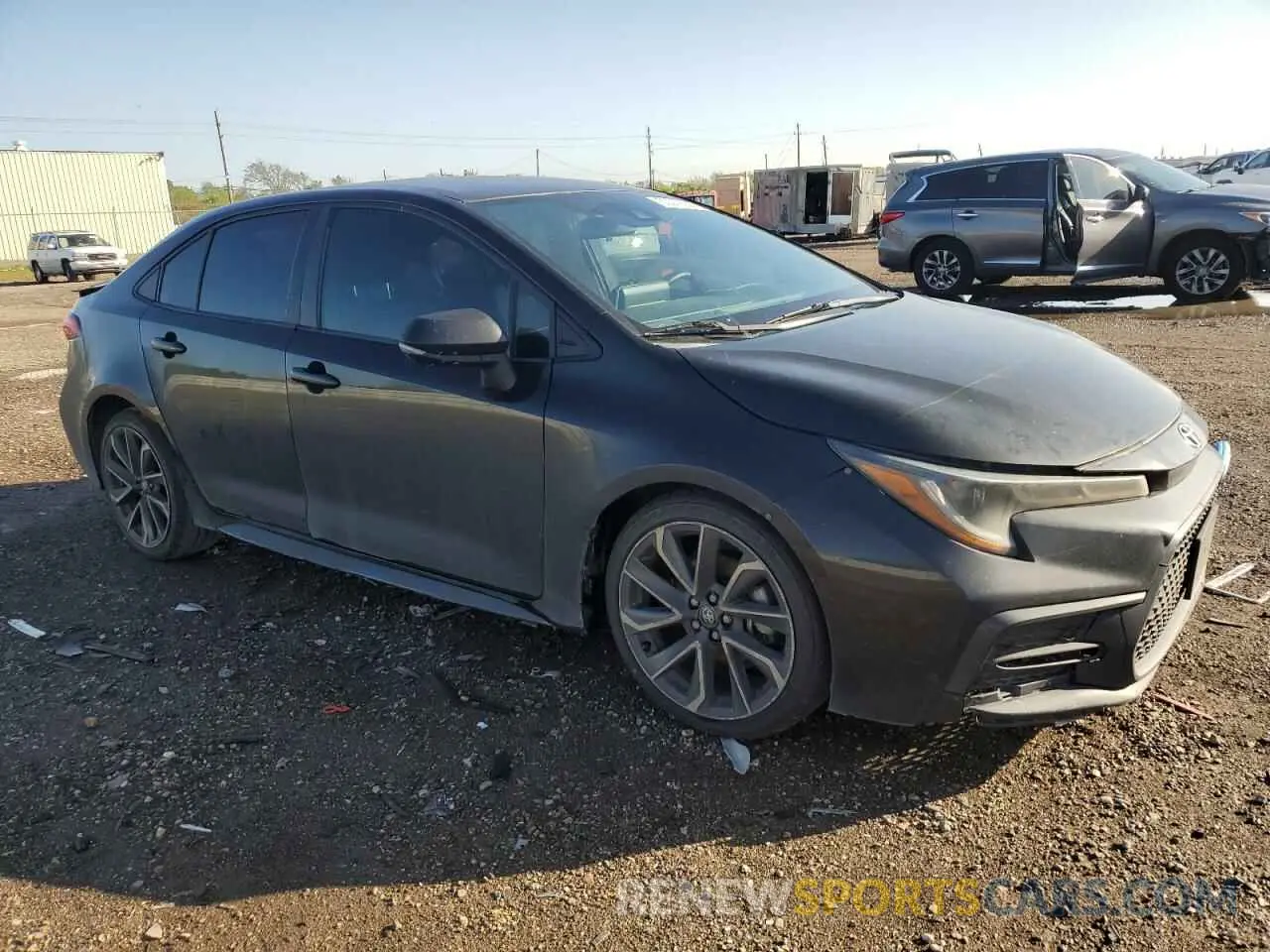 4 Photograph of a damaged car 5YFS4RCE6LP049075 TOYOTA COROLLA 2020