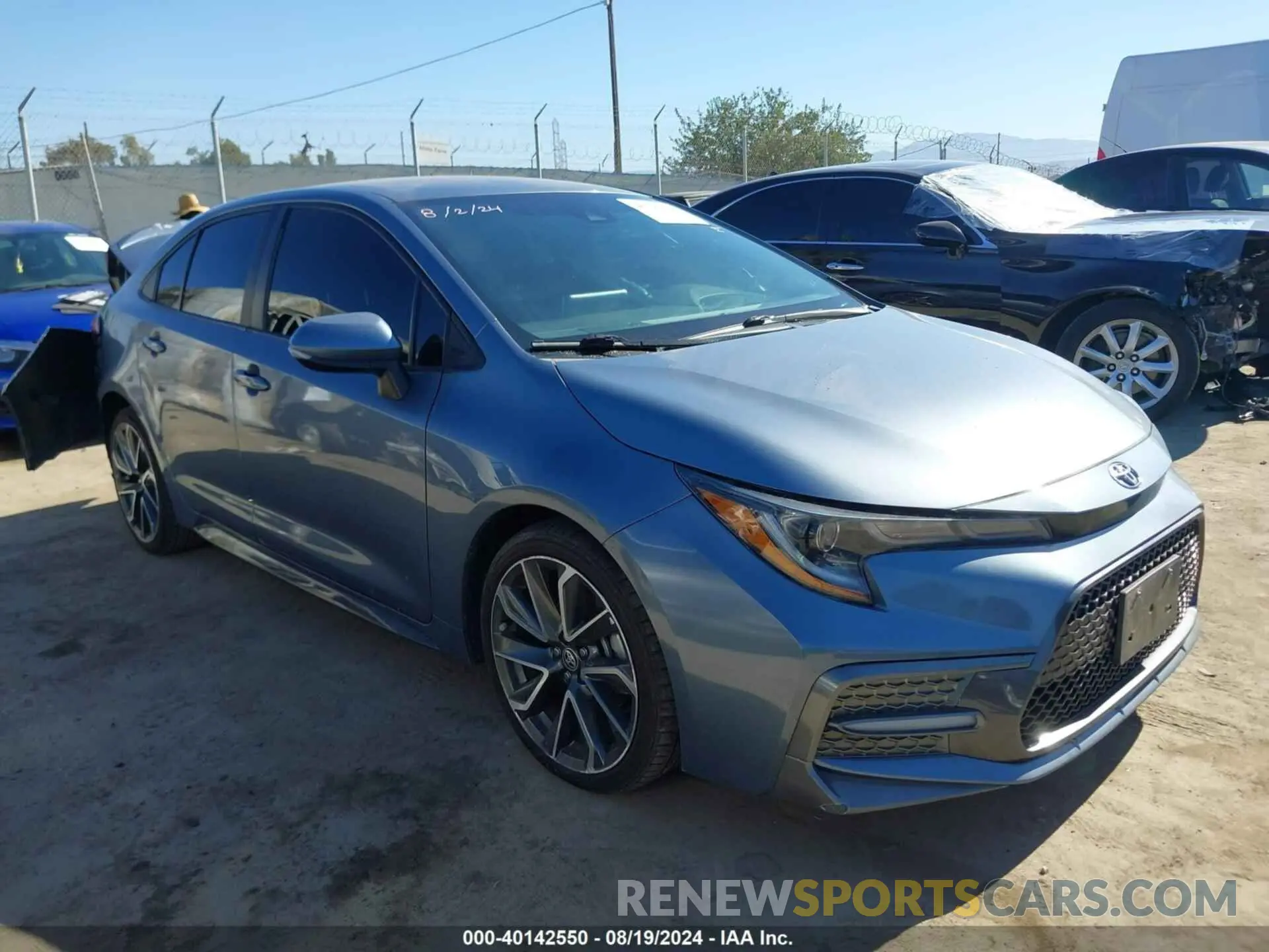 1 Photograph of a damaged car 5YFS4RCE6LP055894 TOYOTA COROLLA 2020