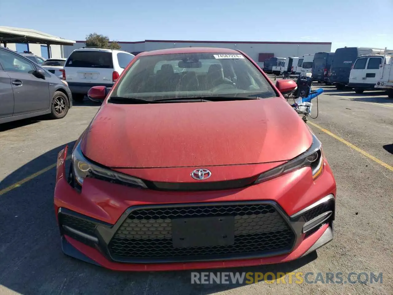 5 Photograph of a damaged car 5YFS4RCE6LP057645 TOYOTA COROLLA 2020