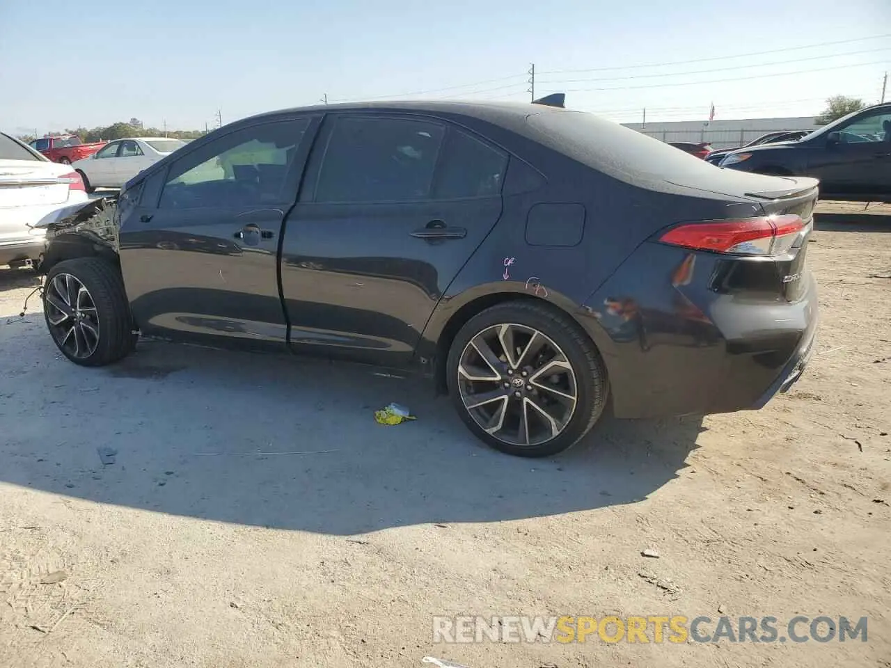 2 Photograph of a damaged car 5YFS4RCE7LP003478 TOYOTA COROLLA 2020