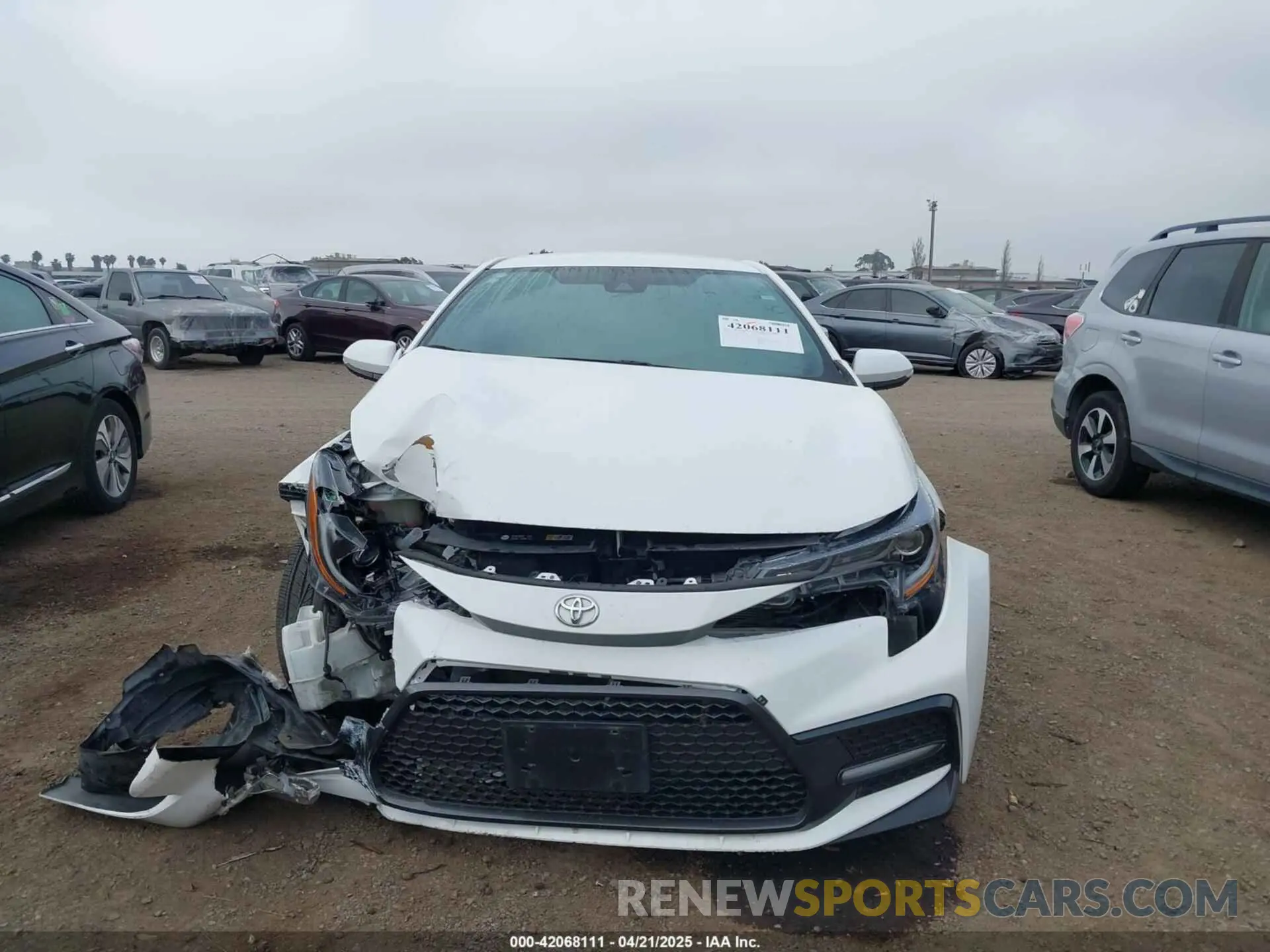 12 Фотография поврежденного автомобиля 5YFS4RCE7LP013783 TOYOTA COROLLA 2020