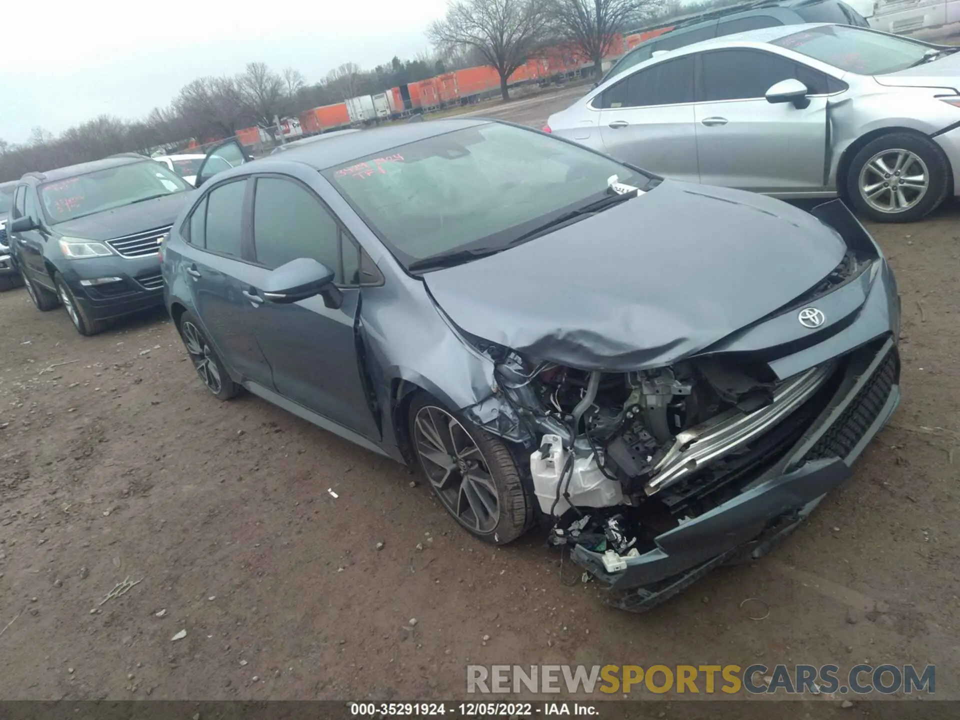 1 Photograph of a damaged car 5YFS4RCE7LP022483 TOYOTA COROLLA 2020