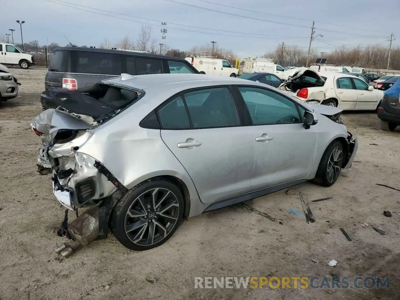 3 Photograph of a damaged car 5YFS4RCE7LP023990 TOYOTA COROLLA 2020