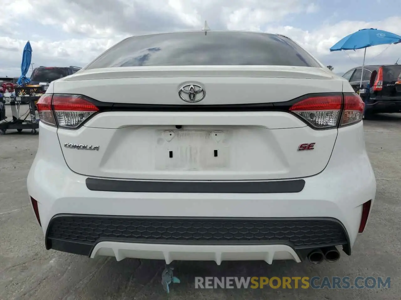 6 Photograph of a damaged car 5YFS4RCE7LP027778 TOYOTA COROLLA 2020