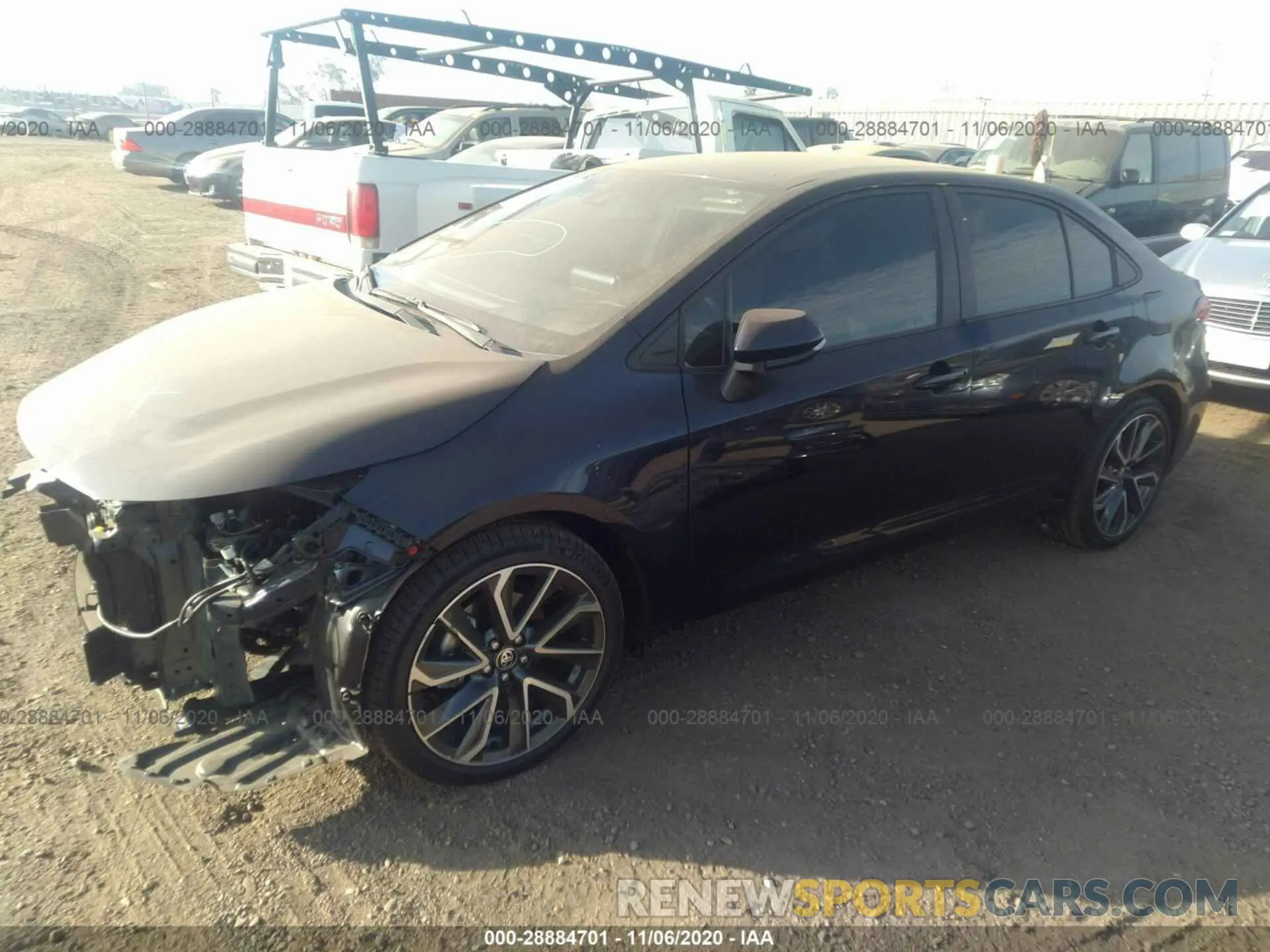 2 Photograph of a damaged car 5YFS4RCE7LP049604 TOYOTA COROLLA 2020