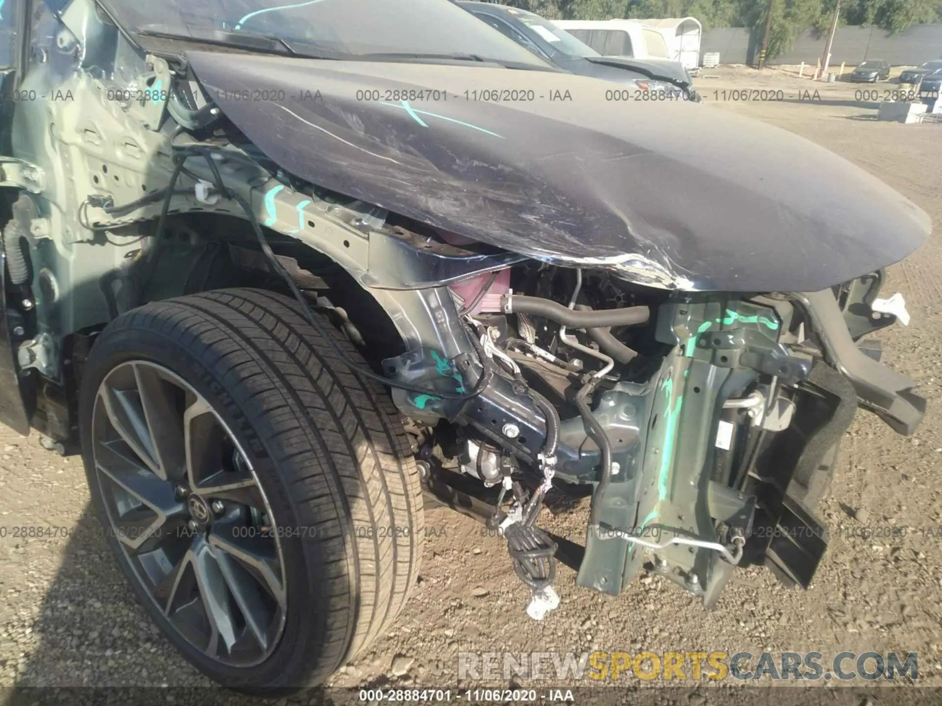 6 Photograph of a damaged car 5YFS4RCE7LP049604 TOYOTA COROLLA 2020