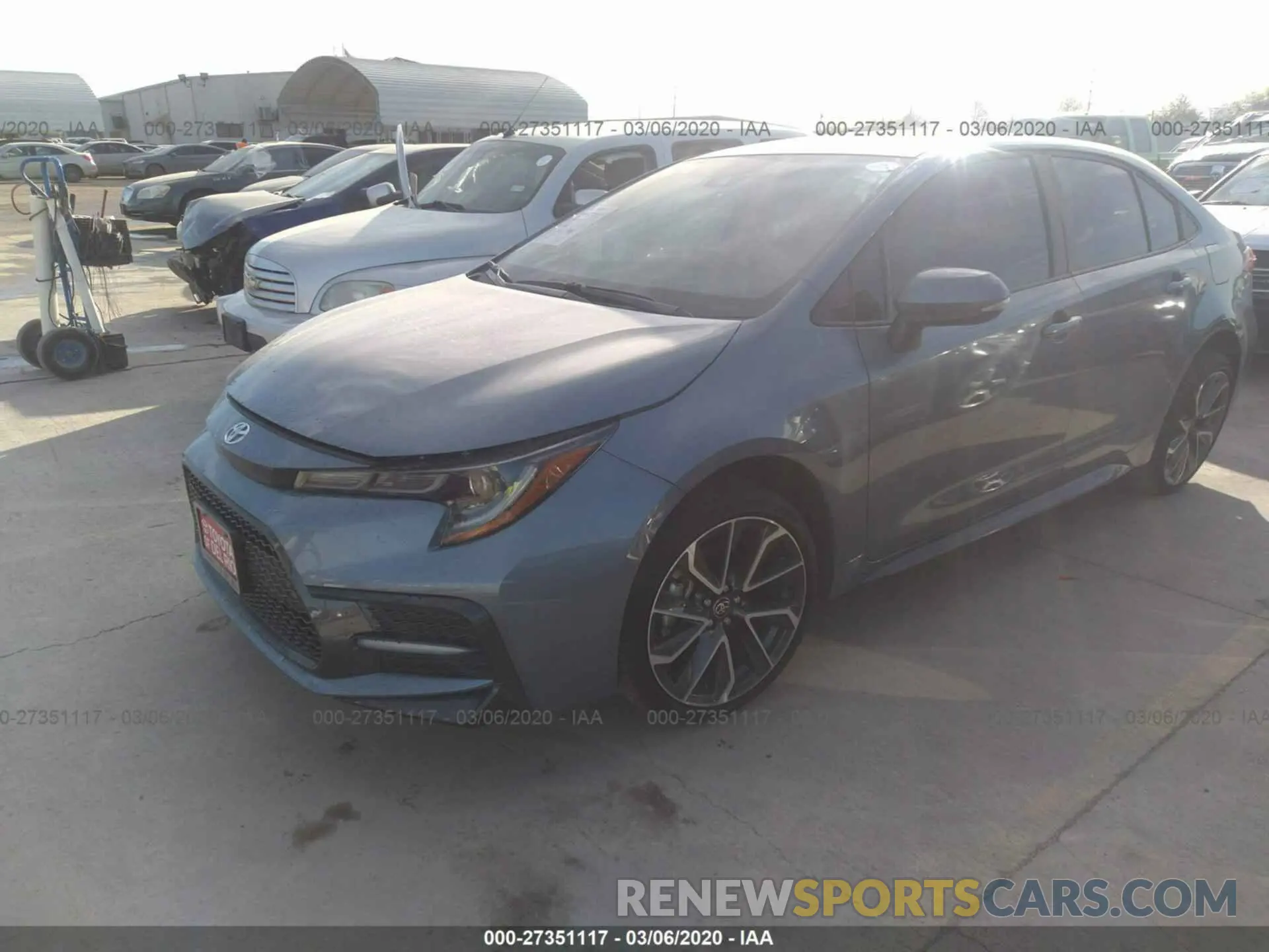 2 Photograph of a damaged car 5YFS4RCE8LP030429 TOYOTA COROLLA 2020