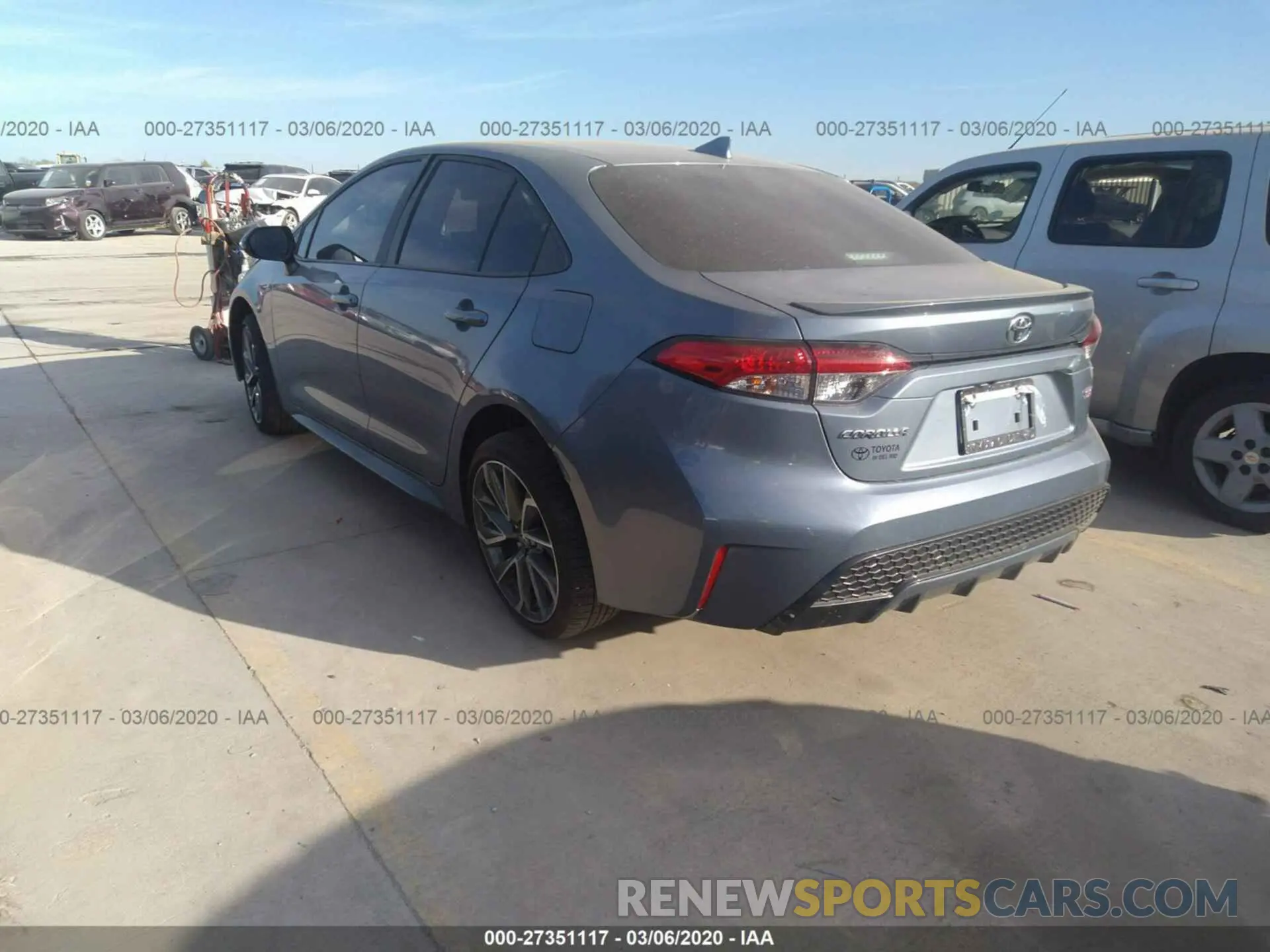 3 Photograph of a damaged car 5YFS4RCE8LP030429 TOYOTA COROLLA 2020
