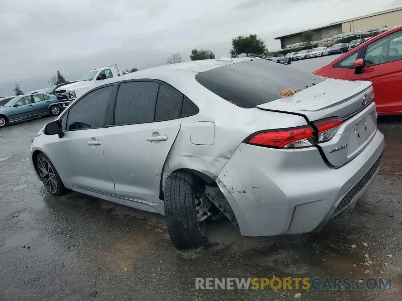 2 Photograph of a damaged car 5YFS4RCE8LP043925 TOYOTA COROLLA 2020