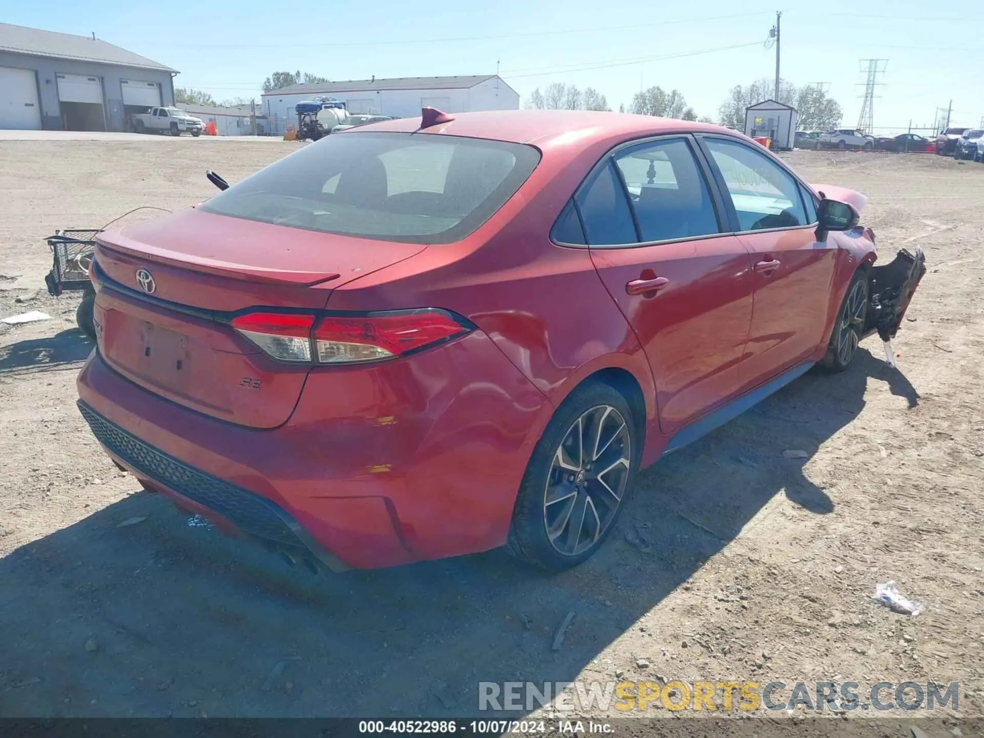 4 Фотография поврежденного автомобиля 5YFS4RCE9LP001327 TOYOTA COROLLA 2020