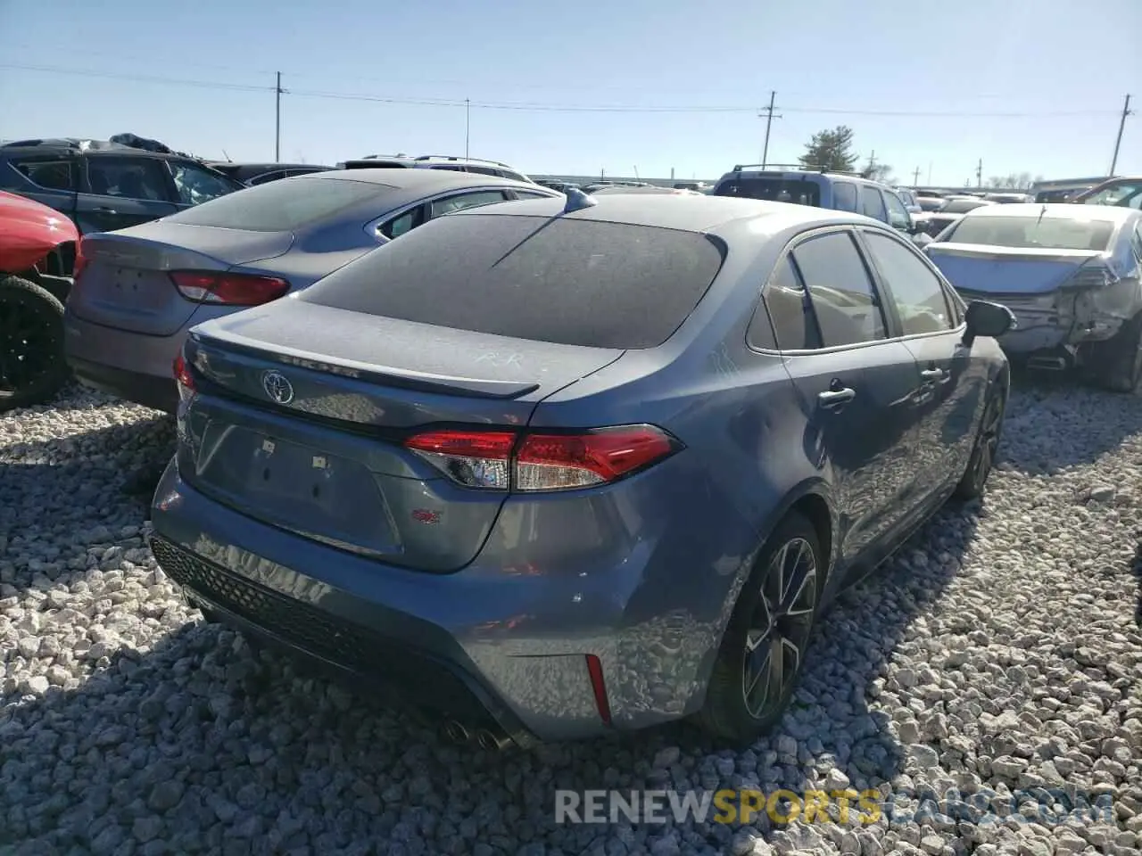 4 Photograph of a damaged car 5YFS4RCE9LP017351 TOYOTA COROLLA 2020