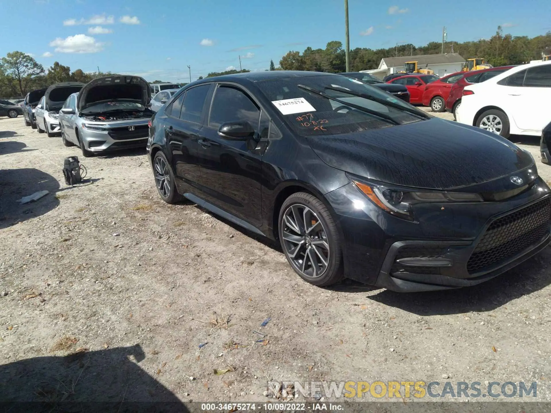 1 Photograph of a damaged car 5YFS4RCE9LP017656 TOYOTA COROLLA 2020