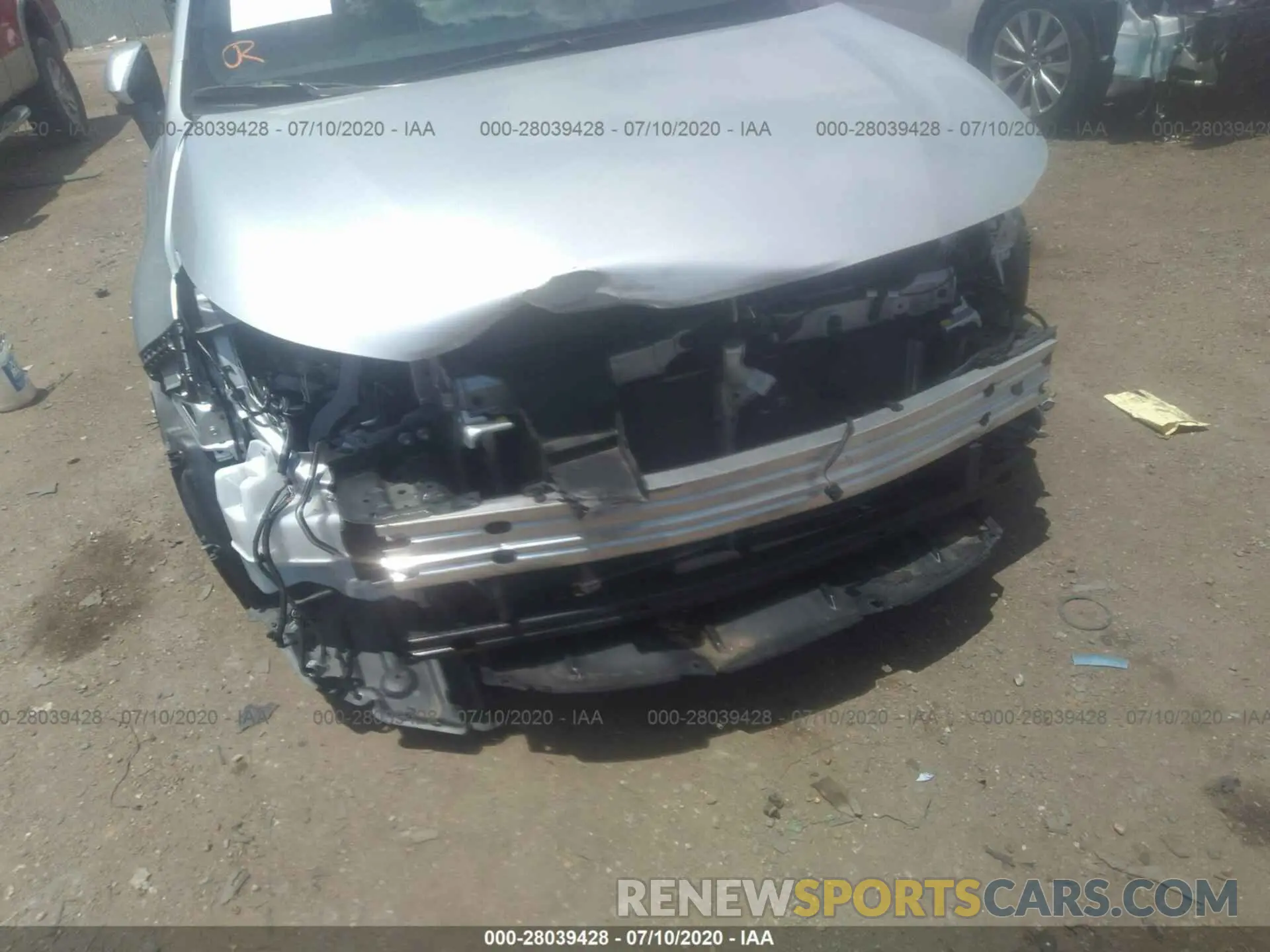 6 Photograph of a damaged car 5YFS4RCE9LP021545 TOYOTA COROLLA 2020