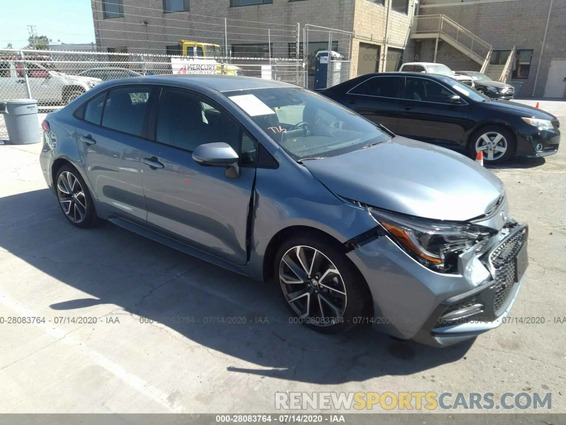 1 Photograph of a damaged car 5YFS4RCE9LP048602 TOYOTA COROLLA 2020