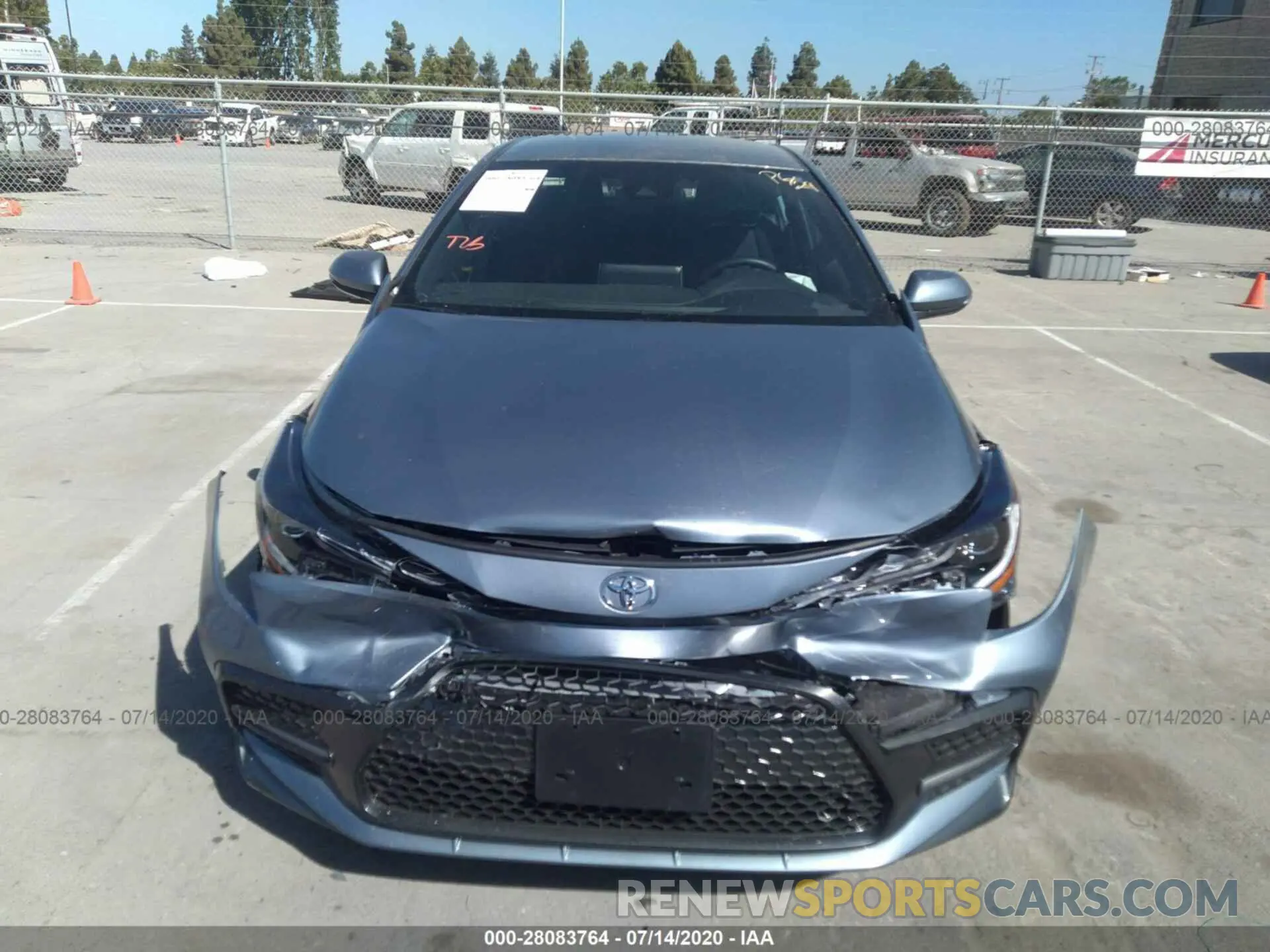 6 Photograph of a damaged car 5YFS4RCE9LP048602 TOYOTA COROLLA 2020
