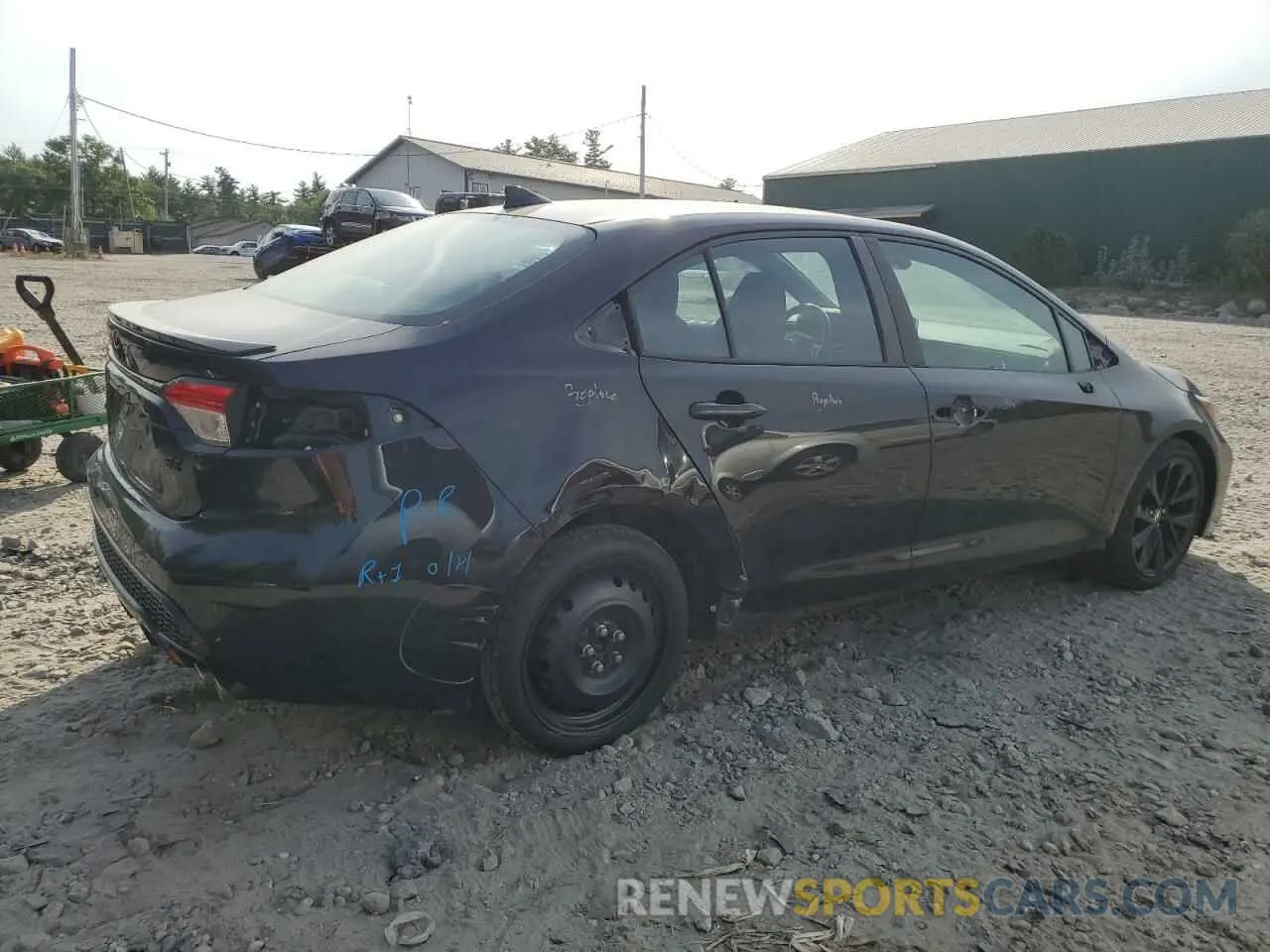 3 Photograph of a damaged car 5YFS4RCE9LP049569 TOYOTA COROLLA 2020
