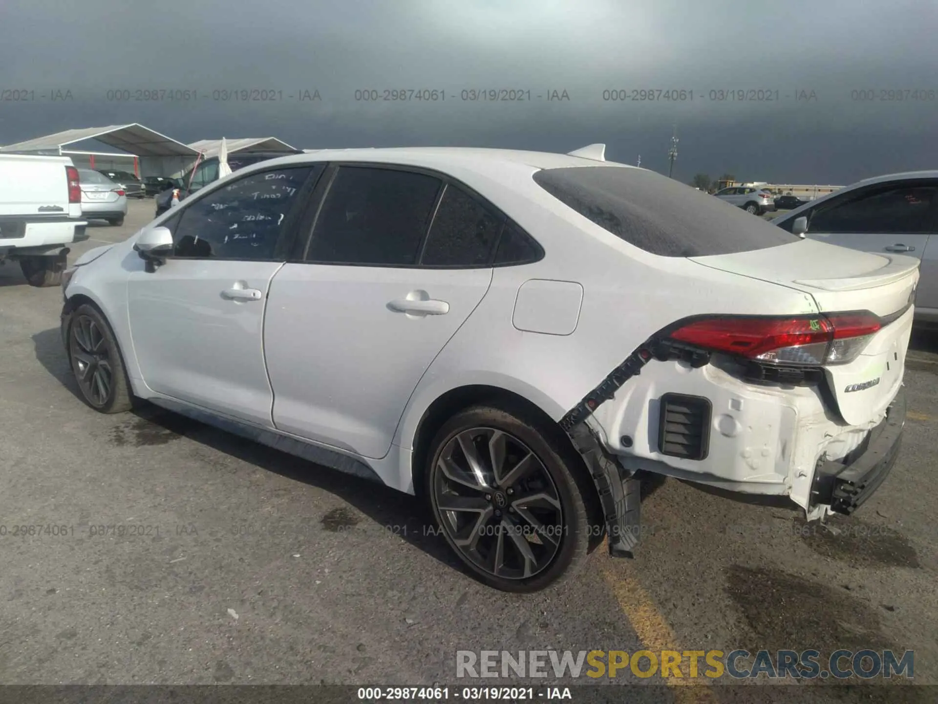 3 Photograph of a damaged car 5YFS4RCEXLP009954 TOYOTA COROLLA 2020