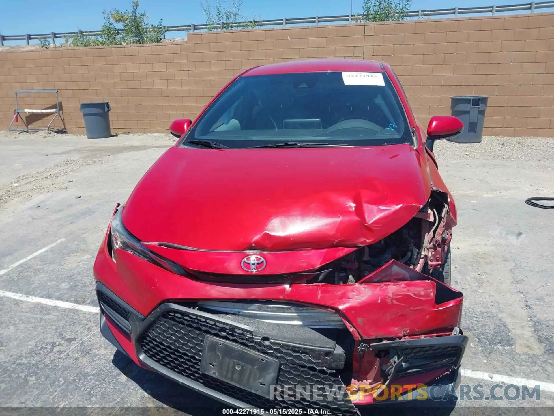12 Photograph of a damaged car 5YFS4RCEXLP012336 TOYOTA COROLLA 2020