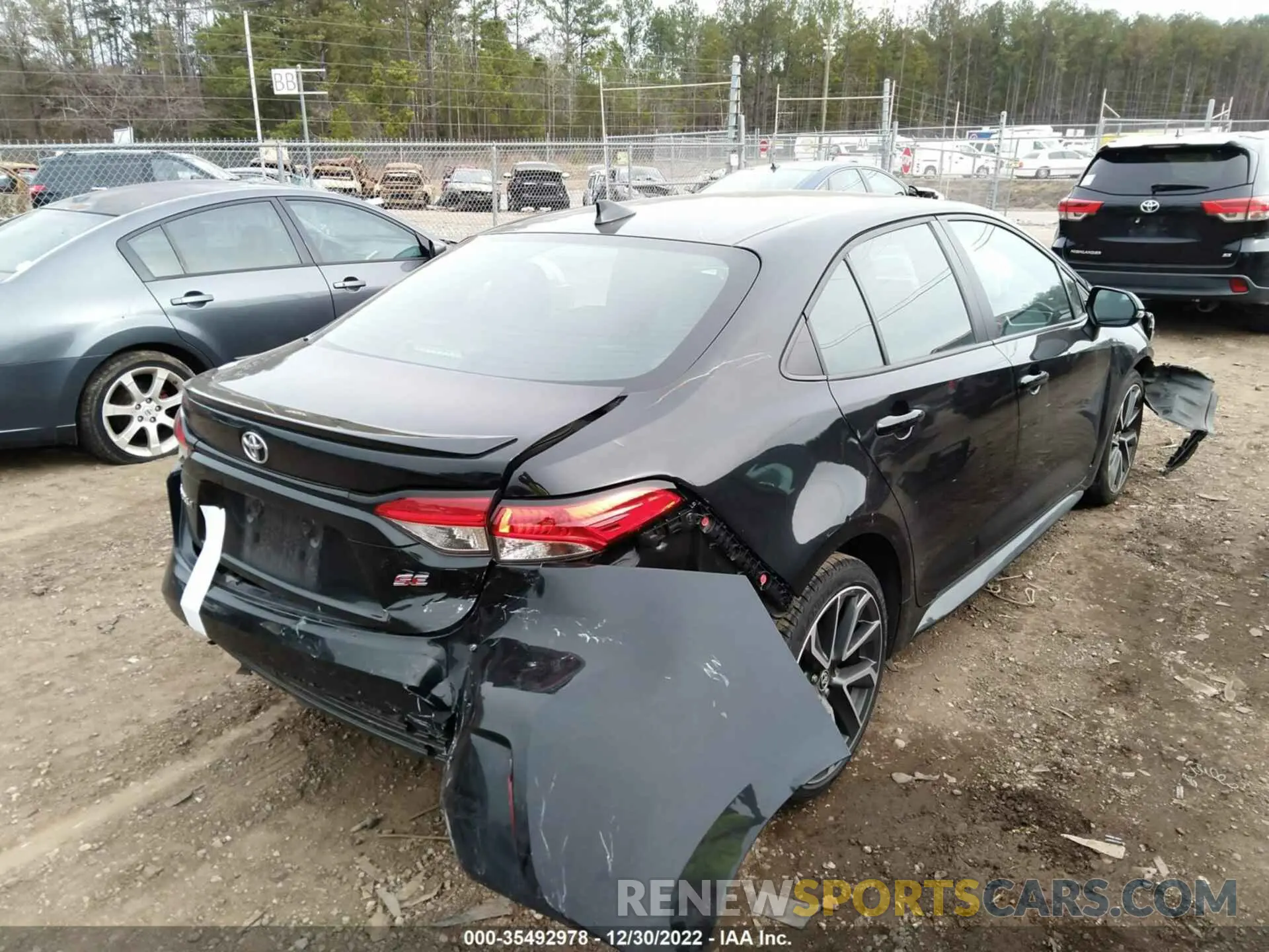 4 Фотография поврежденного автомобиля 5YFS4RCEXLP017553 TOYOTA COROLLA 2020
