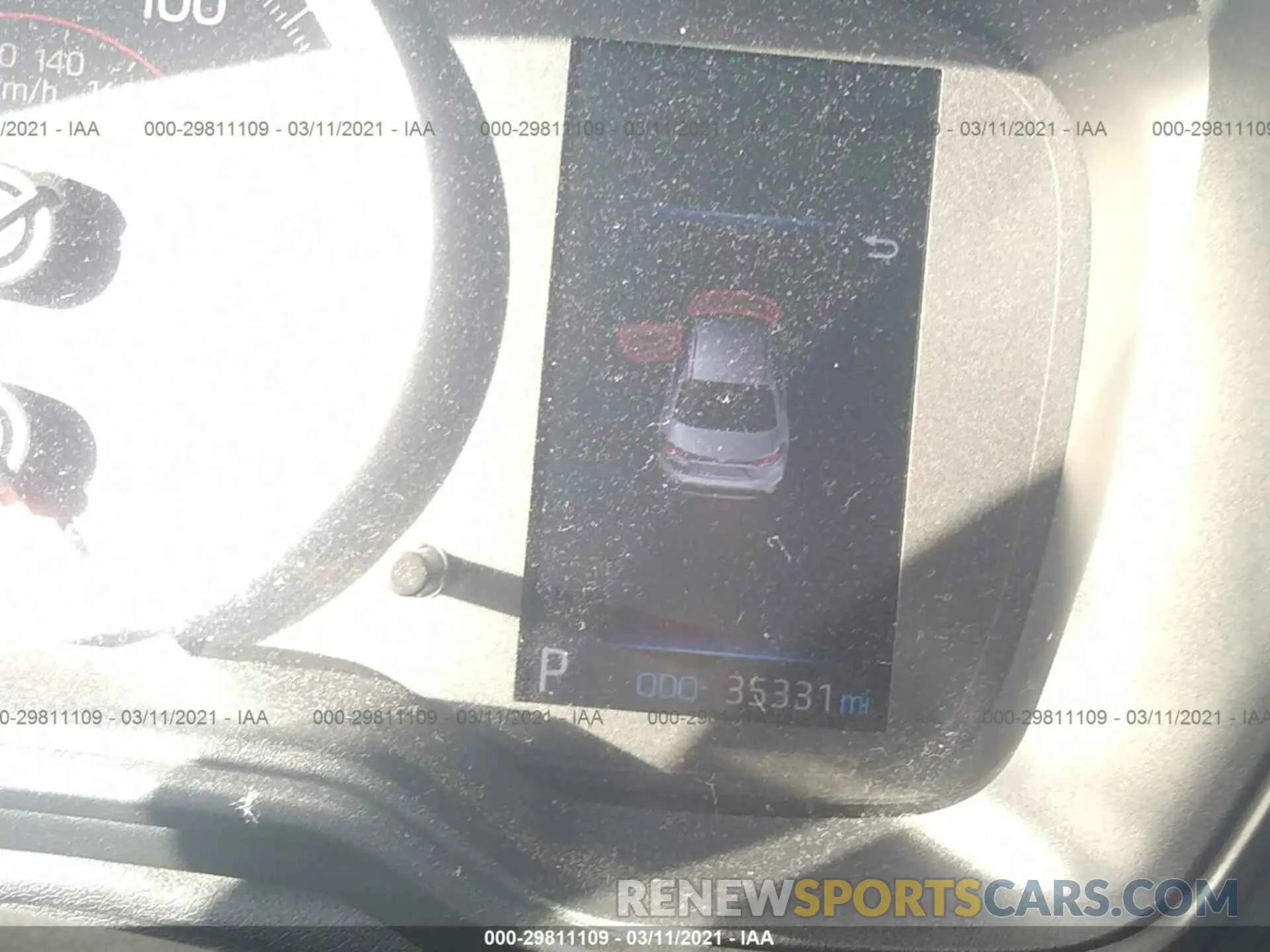 7 Photograph of a damaged car 5YFS4RCEXLP026009 TOYOTA COROLLA 2020