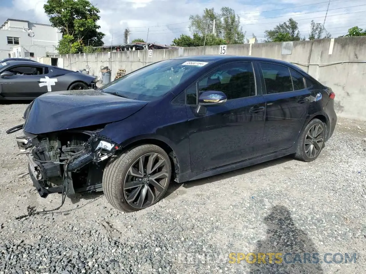 1 Photograph of a damaged car 5YFS4RCEXLP028231 TOYOTA COROLLA 2020