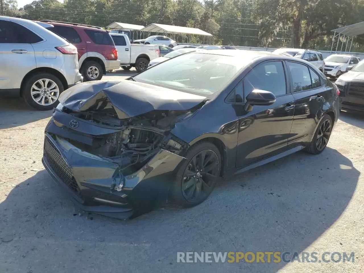 1 Photograph of a damaged car 5YFS4RCEXLP034773 TOYOTA COROLLA 2020