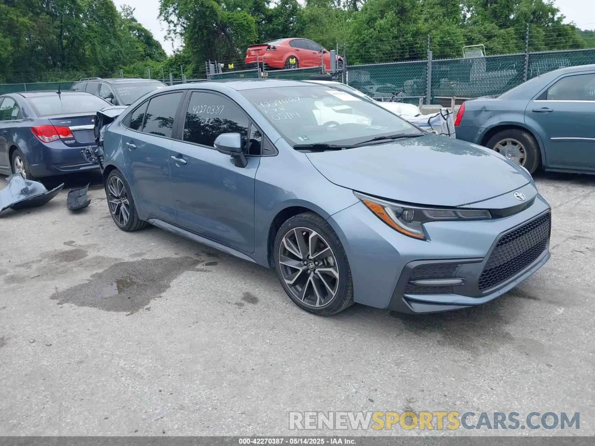 1 Фотография поврежденного автомобиля 5YFS4RCEXLP035065 TOYOTA COROLLA 2020