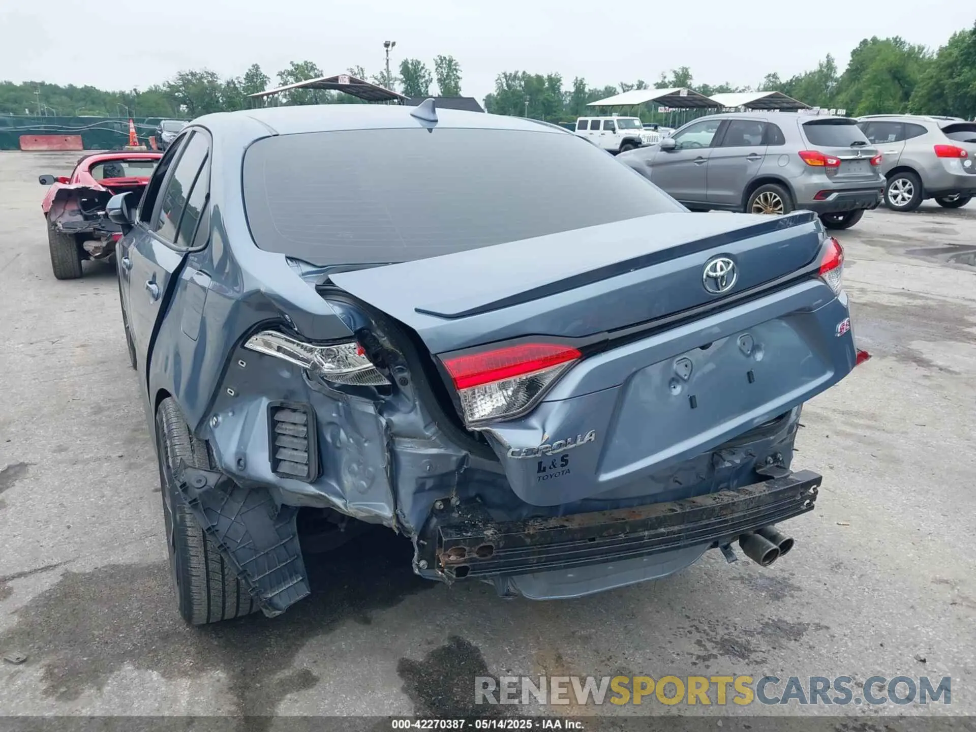 6 Фотография поврежденного автомобиля 5YFS4RCEXLP035065 TOYOTA COROLLA 2020
