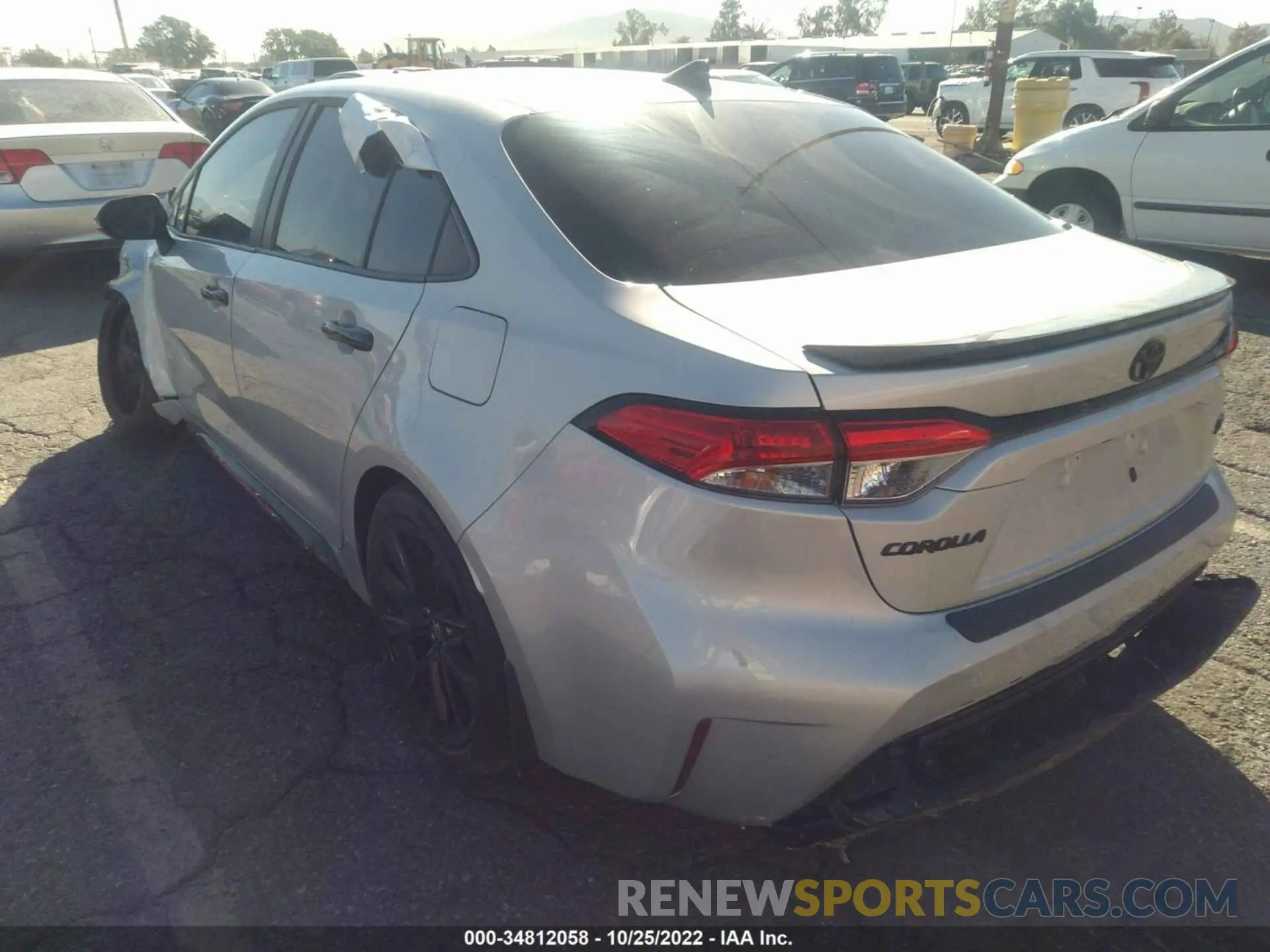 3 Photograph of a damaged car 5YFS4RCEXLP036507 TOYOTA COROLLA 2020