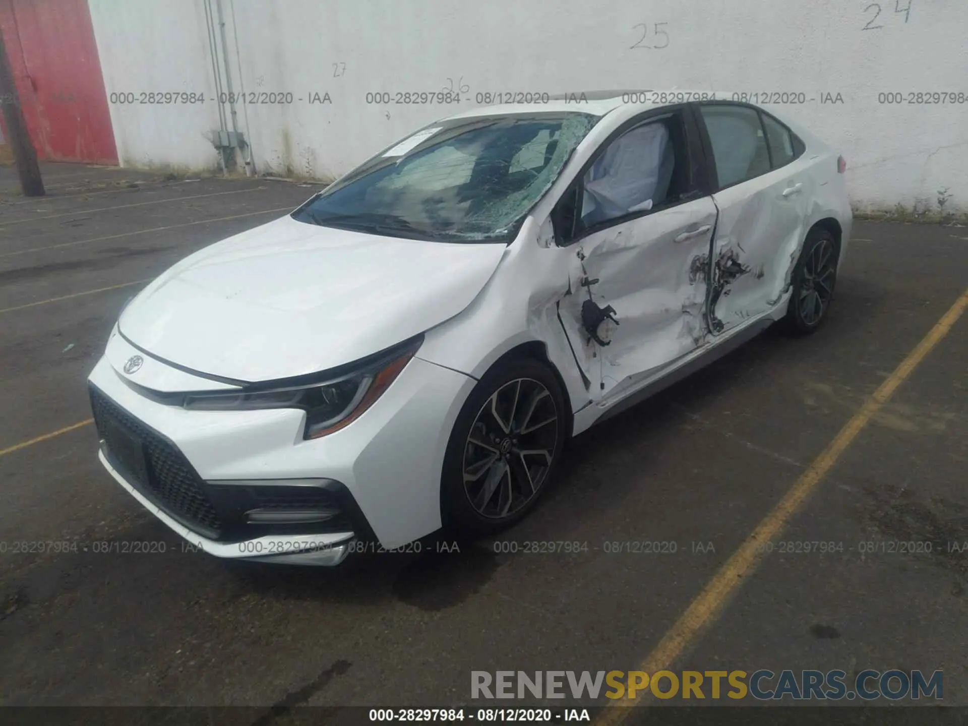 2 Photograph of a damaged car 5YFT4RCE2LP009466 TOYOTA COROLLA 2020