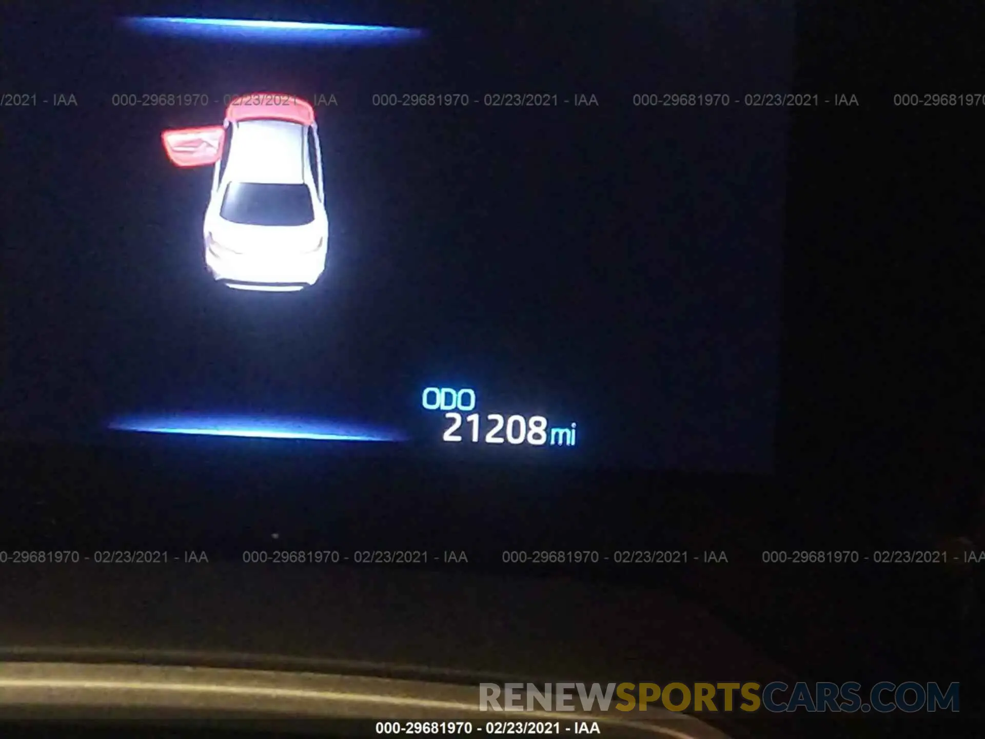 7 Photograph of a damaged car 5YFT4RCE2LP018684 TOYOTA COROLLA 2020