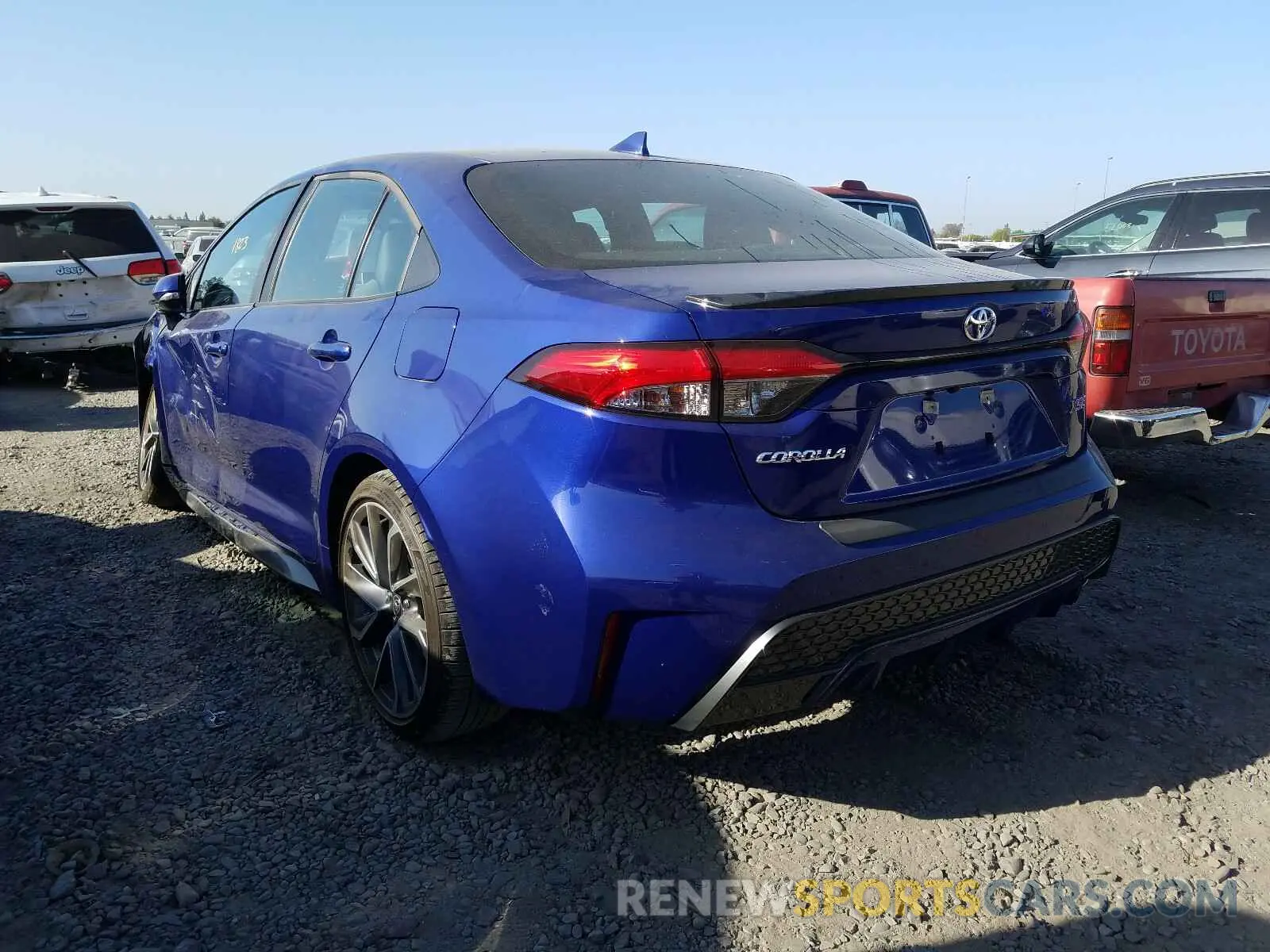 3 Photograph of a damaged car 5YFT4RCE6LP035908 TOYOTA COROLLA 2020