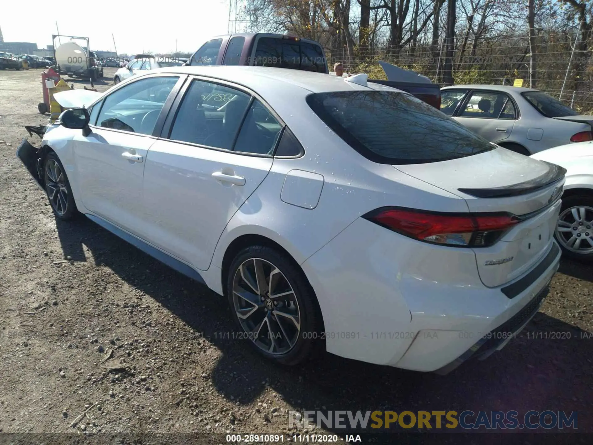 3 Фотография поврежденного автомобиля 5YFT4RCEXLP032333 TOYOTA COROLLA 2020