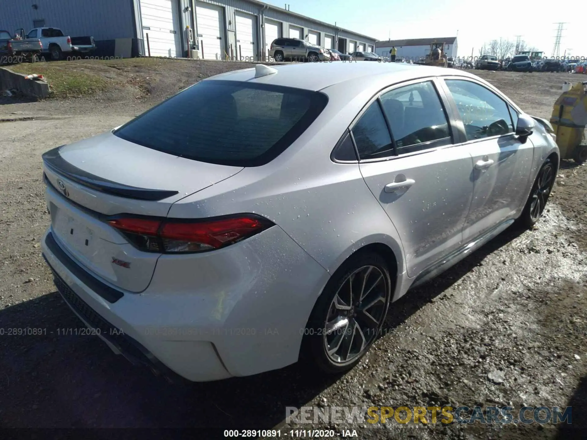 4 Фотография поврежденного автомобиля 5YFT4RCEXLP032333 TOYOTA COROLLA 2020